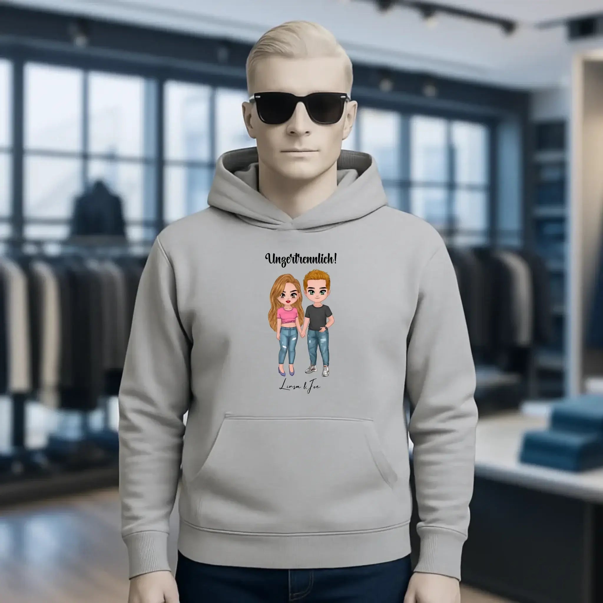 5in1: Cute People Design - Unisex Premium Hoodie XS-5XL aus Bio-Baumwolle für Damen & Herren