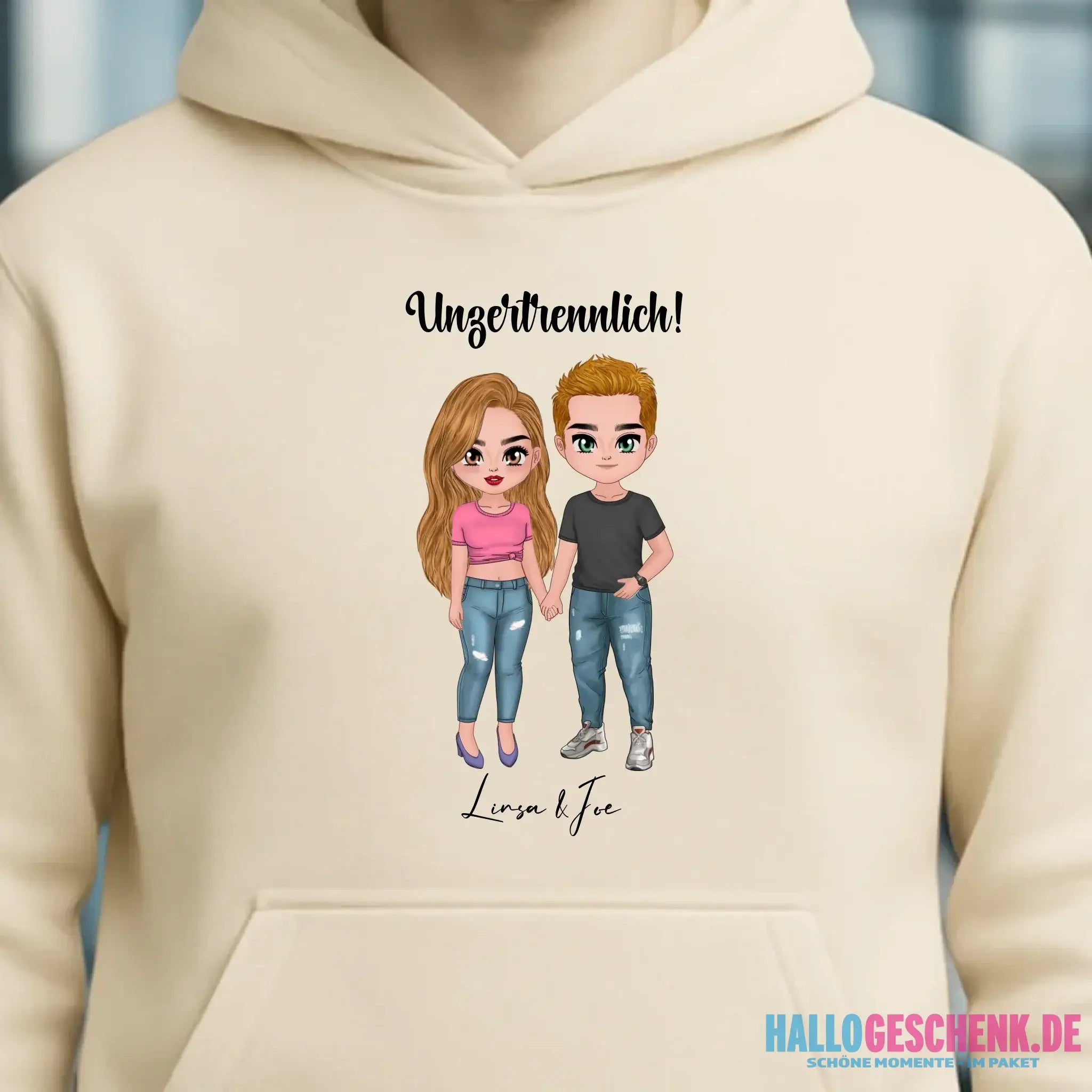 5in1: Cute People Design - Unisex Premium Hoodie XS-5XL aus Bio-Baumwolle für Damen & Herren