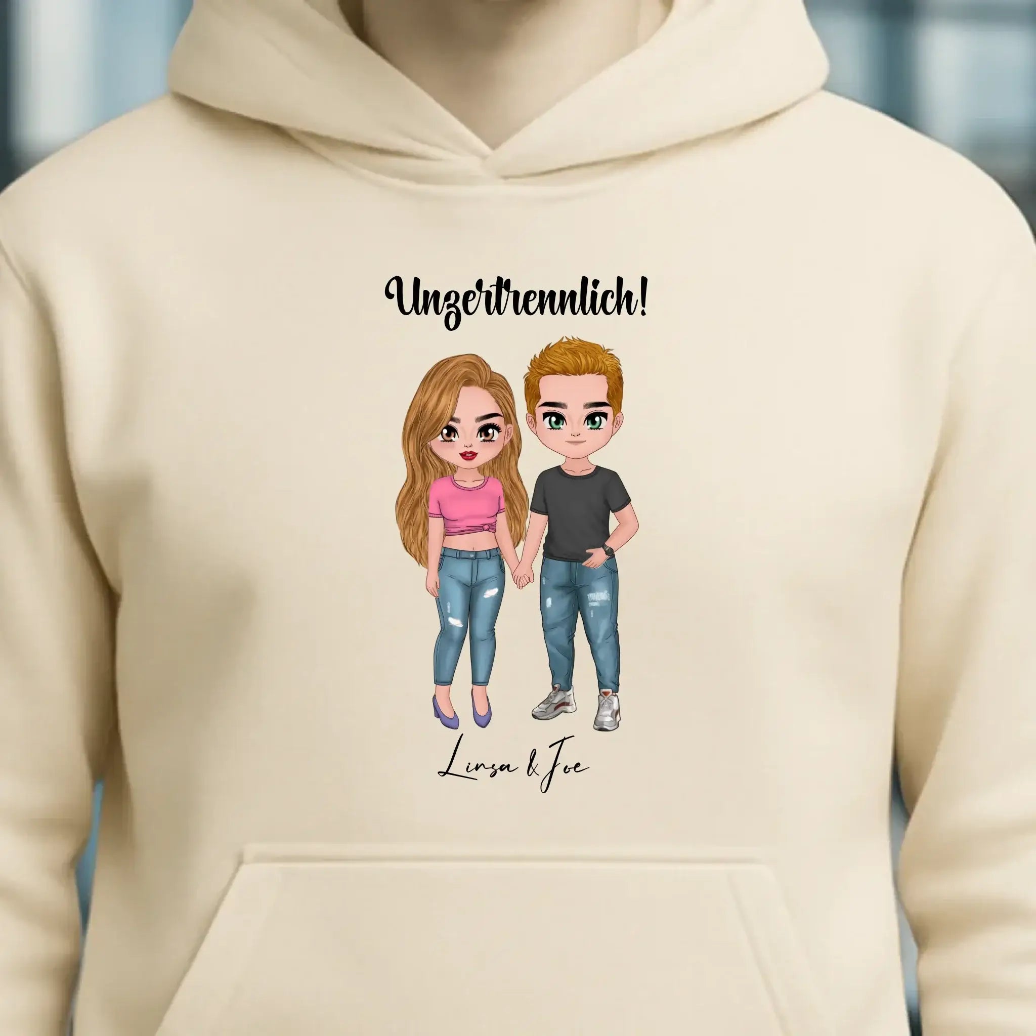 5in1: Cute People Design - Unisex Premium Hoodie XS-5XL aus Bio-Baumwolle für Damen & Herren