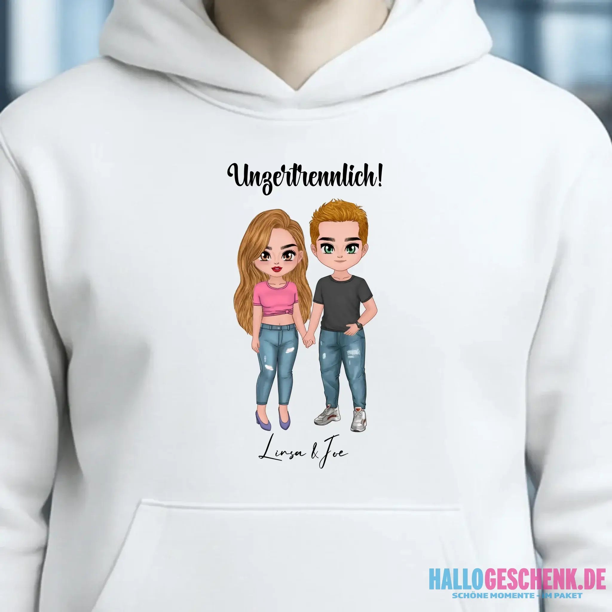 5in1: Cute People Design - Unisex Premium Hoodie XS-5XL aus Bio-Baumwolle für Damen & Herren
