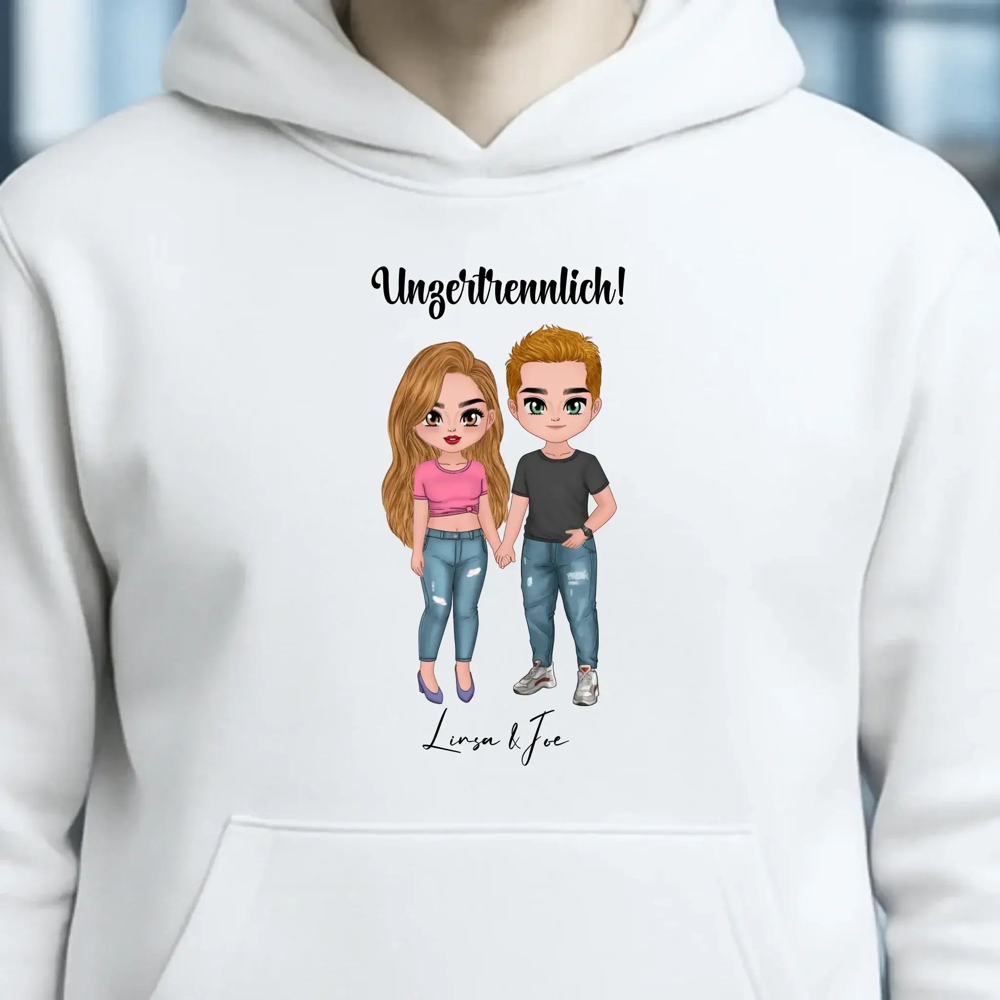 5in1: Cute People Design - Unisex Premium Hoodie XS-5XL aus Bio-Baumwolle für Damen & Herren