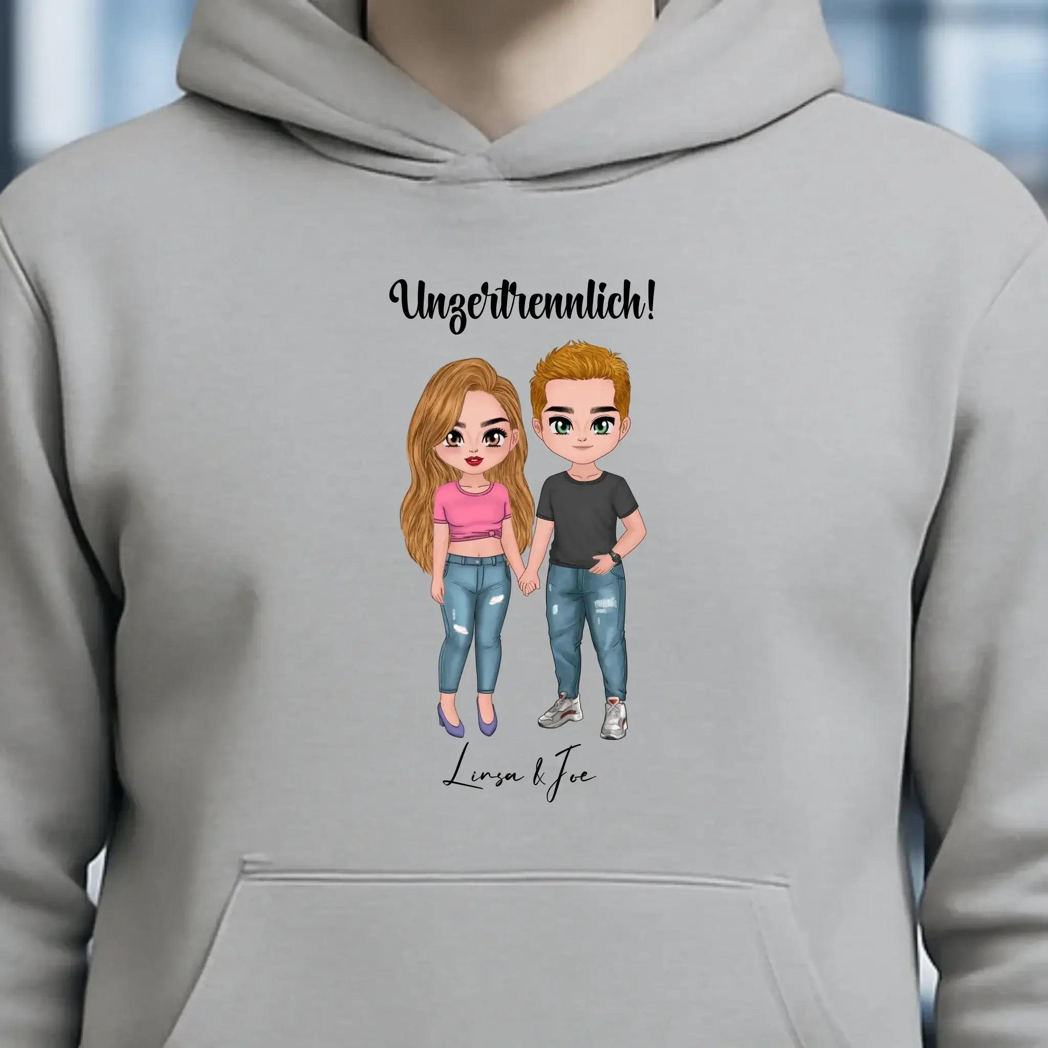 5in1: Cute People Design - Unisex Premium Hoodie XS-5XL aus Bio-Baumwolle für Damen & Herren