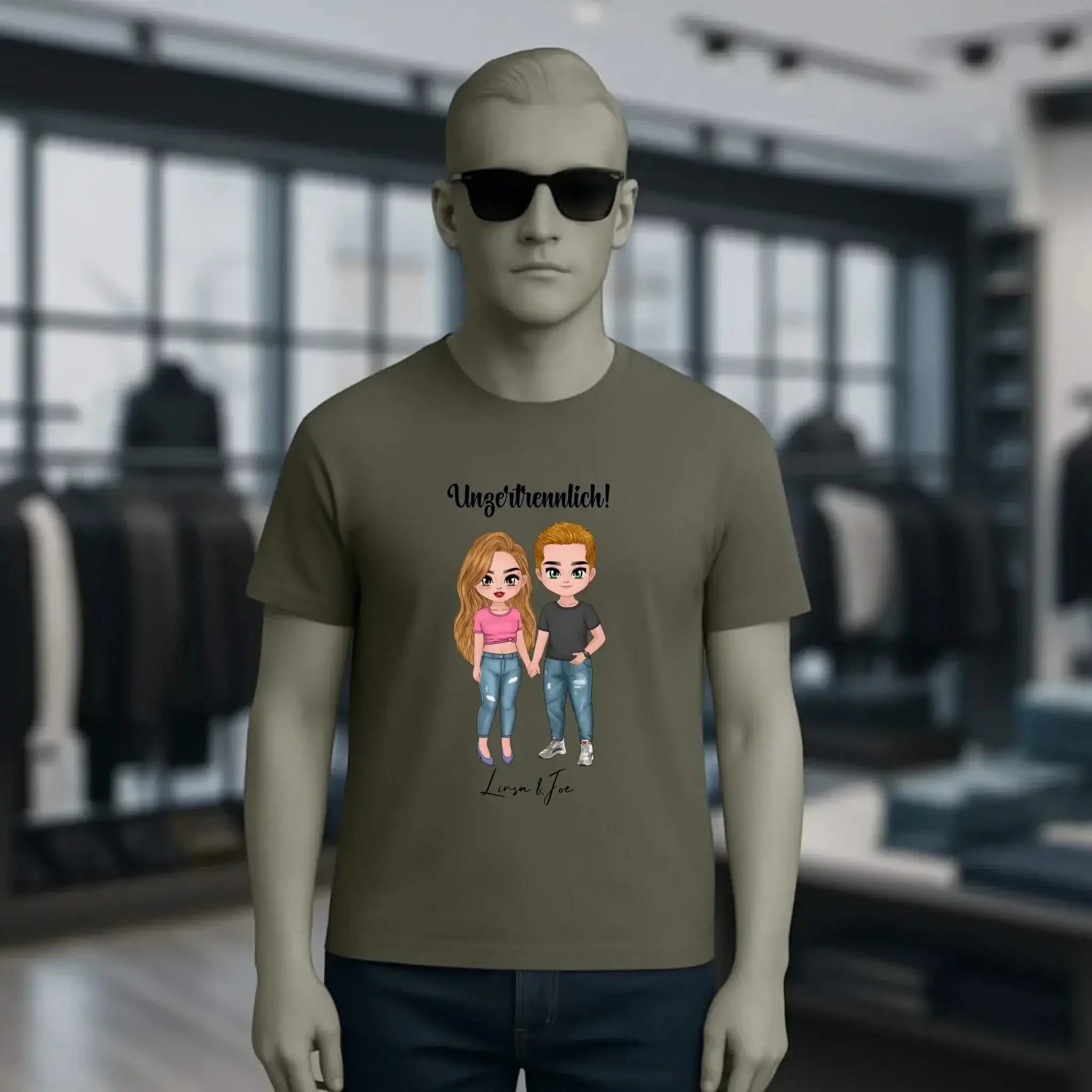 5in1: Cute People Design - Unisex Premium T-Shirt XS-5XL aus Bio-Baumwolle für Damen & Herren
