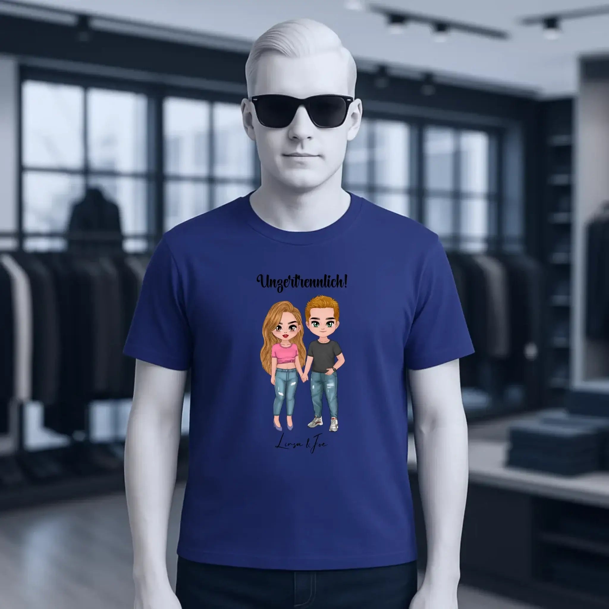 5in1: Cute People Design - Unisex Premium T-Shirt XS-5XL aus Bio-Baumwolle für Damen & Herren