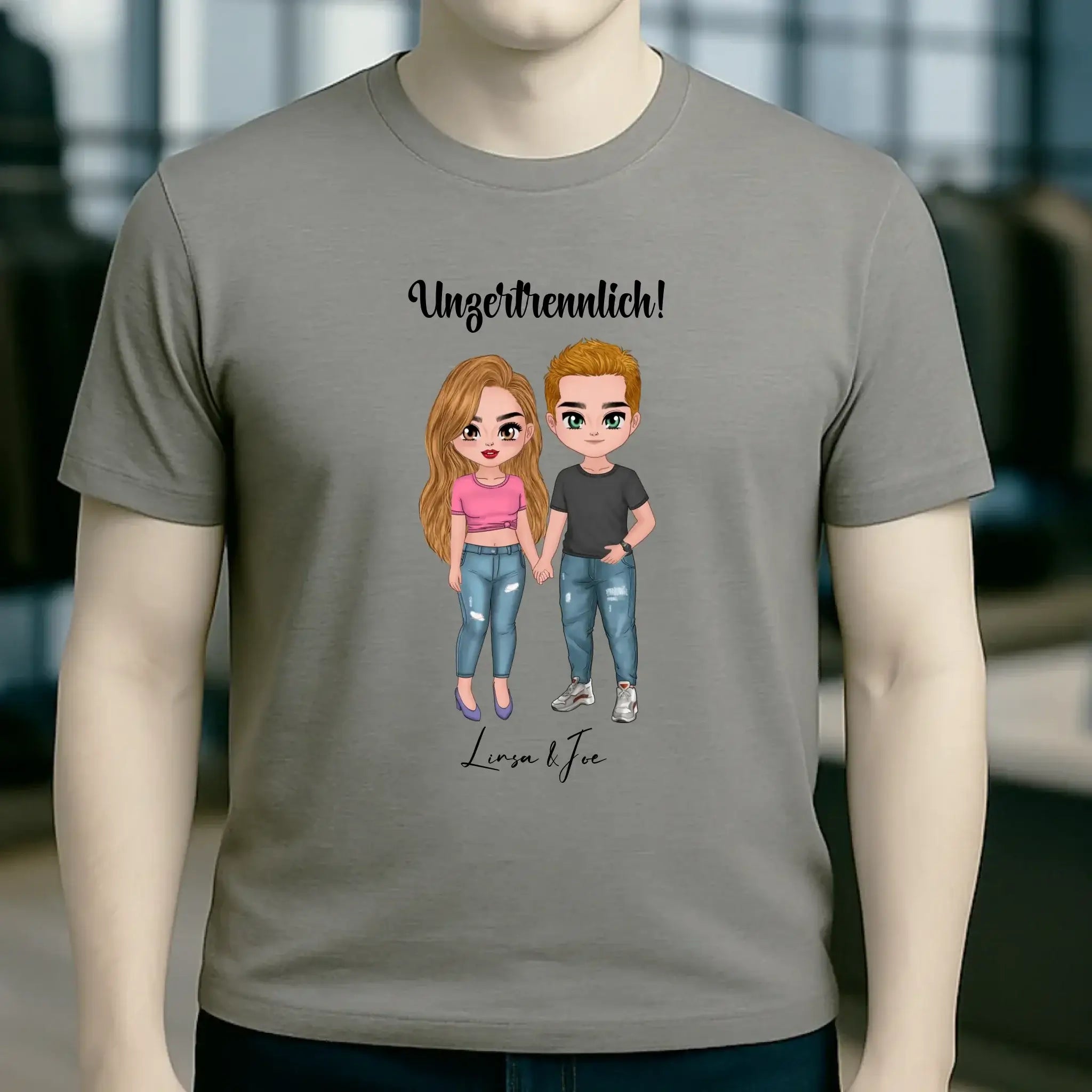 5in1: Cute People Design - Unisex Premium T-Shirt XS-5XL aus Bio-Baumwolle für Damen & Herren