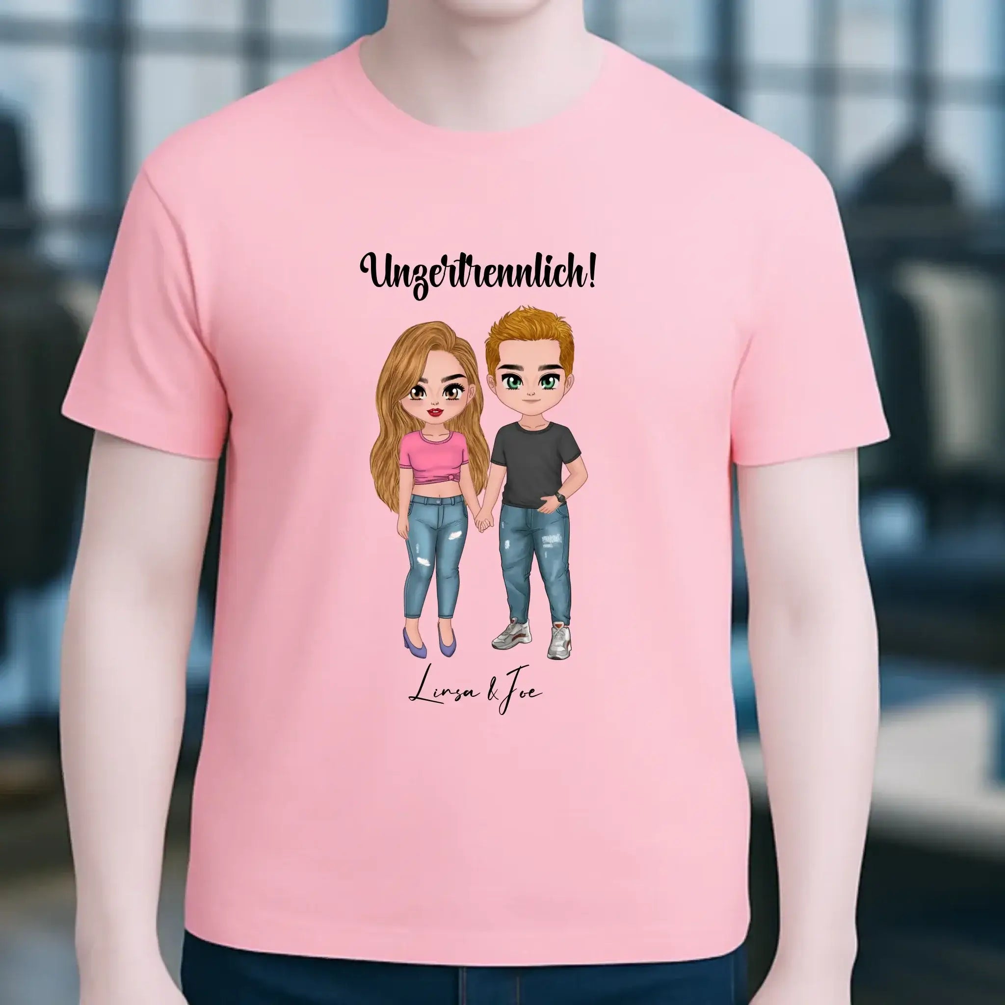 5in1: Cute People Design - Unisex Premium T-Shirt XS-5XL aus Bio-Baumwolle für Damen & Herren