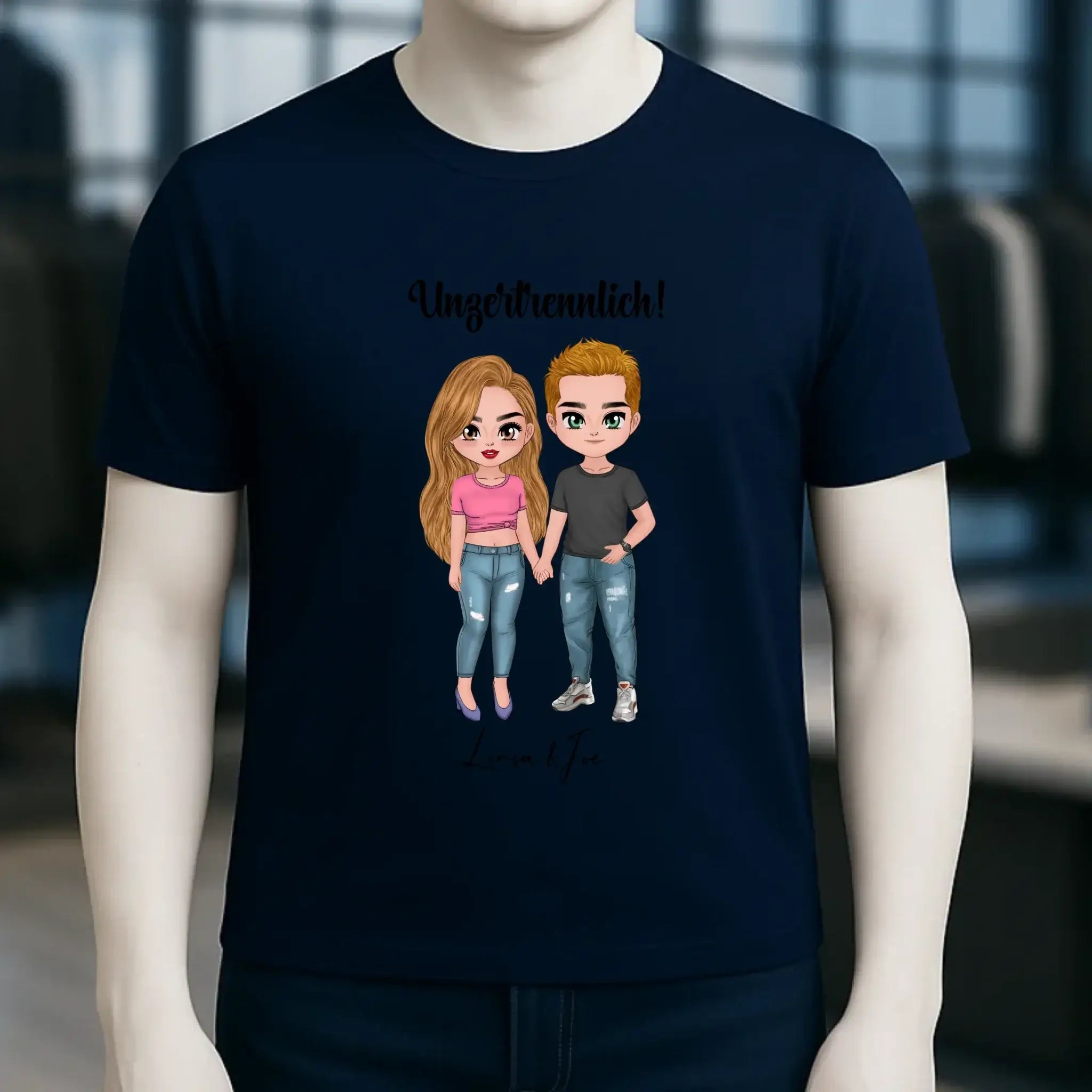5in1: Cute People Design - Unisex Premium T-Shirt XS-5XL aus Bio-Baumwolle für Damen & Herren