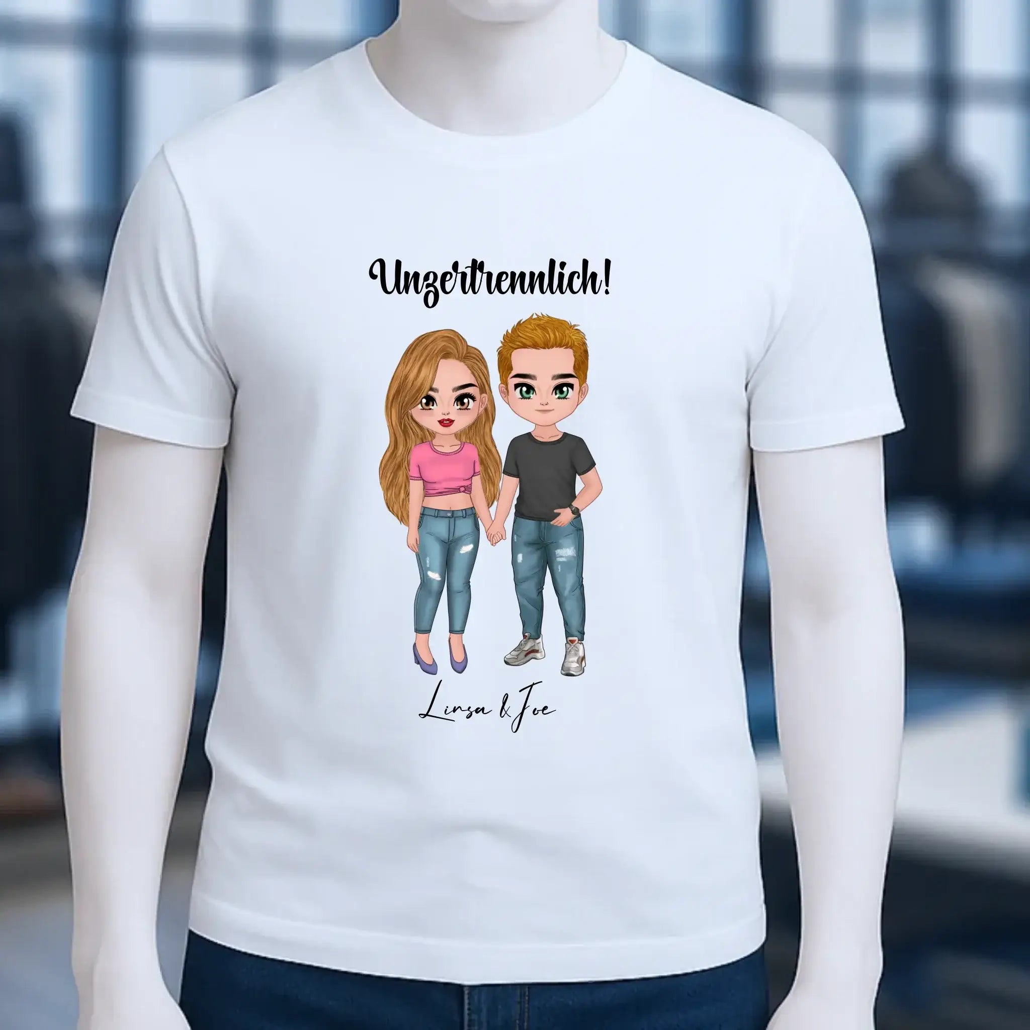 5in1: Cute People Design - Unisex Premium T-Shirt XS-5XL aus Bio-Baumwolle für Damen & Herren