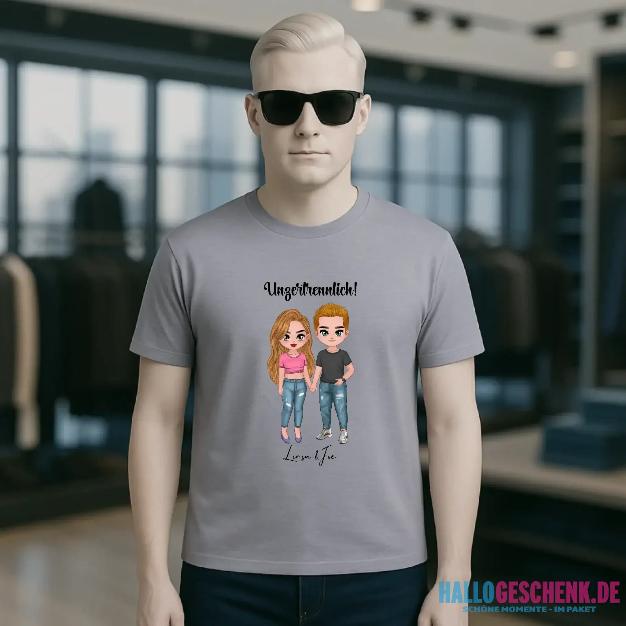 5in1: Cute People Design - Unisex Premium T-Shirt XS-5XL aus Bio-Baumwolle für Damen & Herren