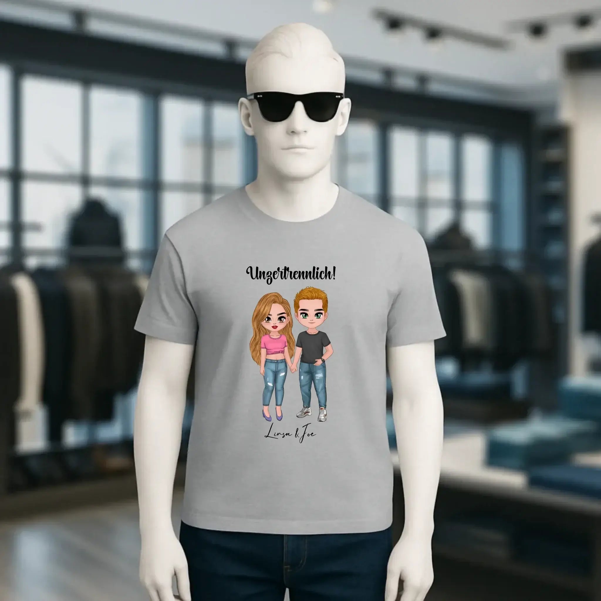 5in1: Cute People Design - Unisex Premium T-Shirt XS-5XL aus Bio-Baumwolle für Damen & Herren