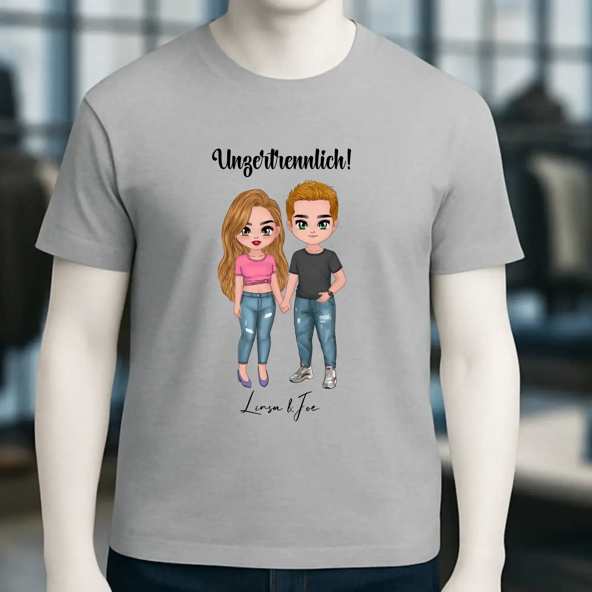 5in1: Cute People Design - Unisex Premium T-Shirt XS-5XL aus Bio-Baumwolle für Damen & Herren