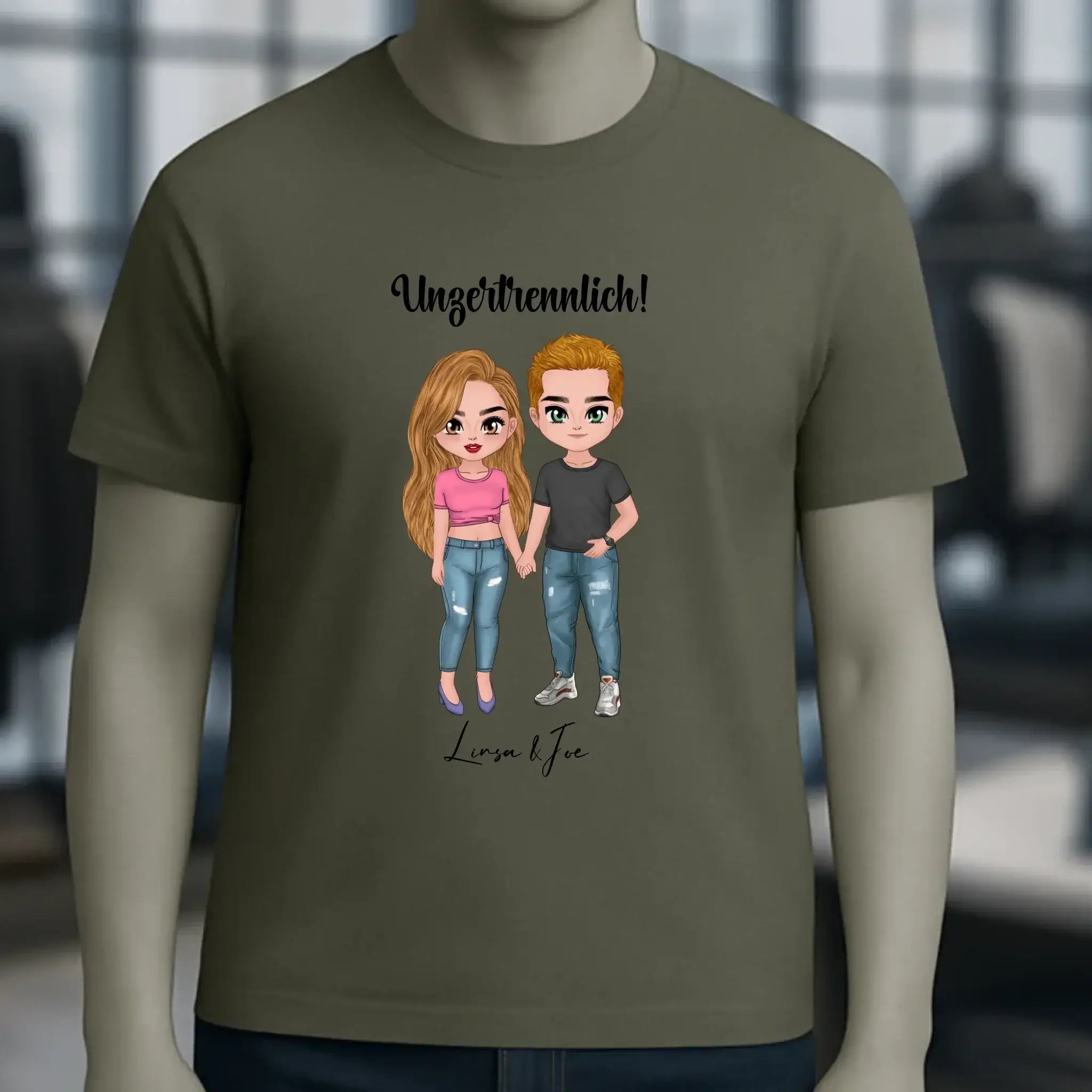 5in1: Cute People Design - Unisex Premium T-Shirt XS-5XL aus Bio-Baumwolle für Damen & Herren
