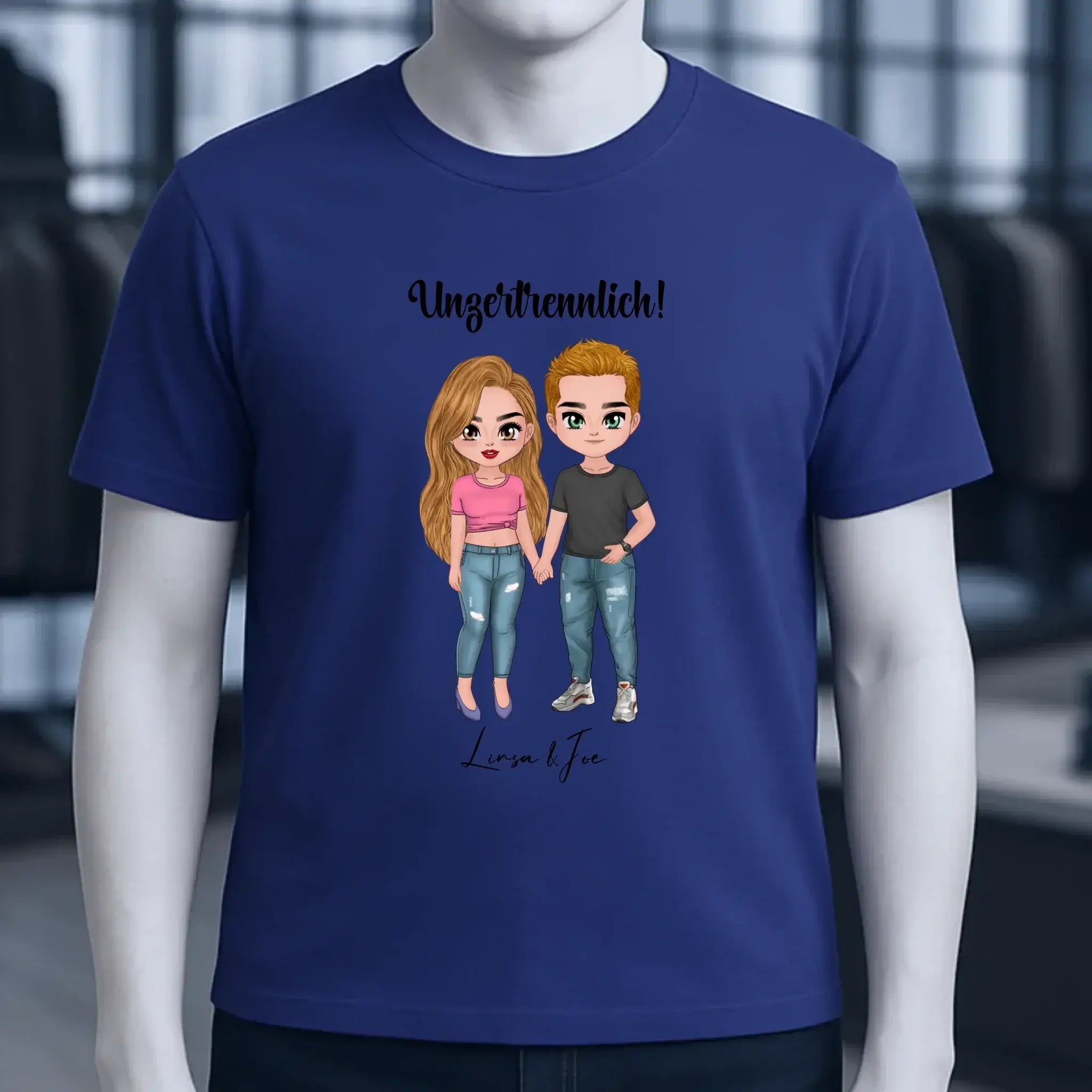 5in1: Cute People Design - Unisex Premium T-Shirt XS-5XL aus Bio-Baumwolle für Damen & Herren