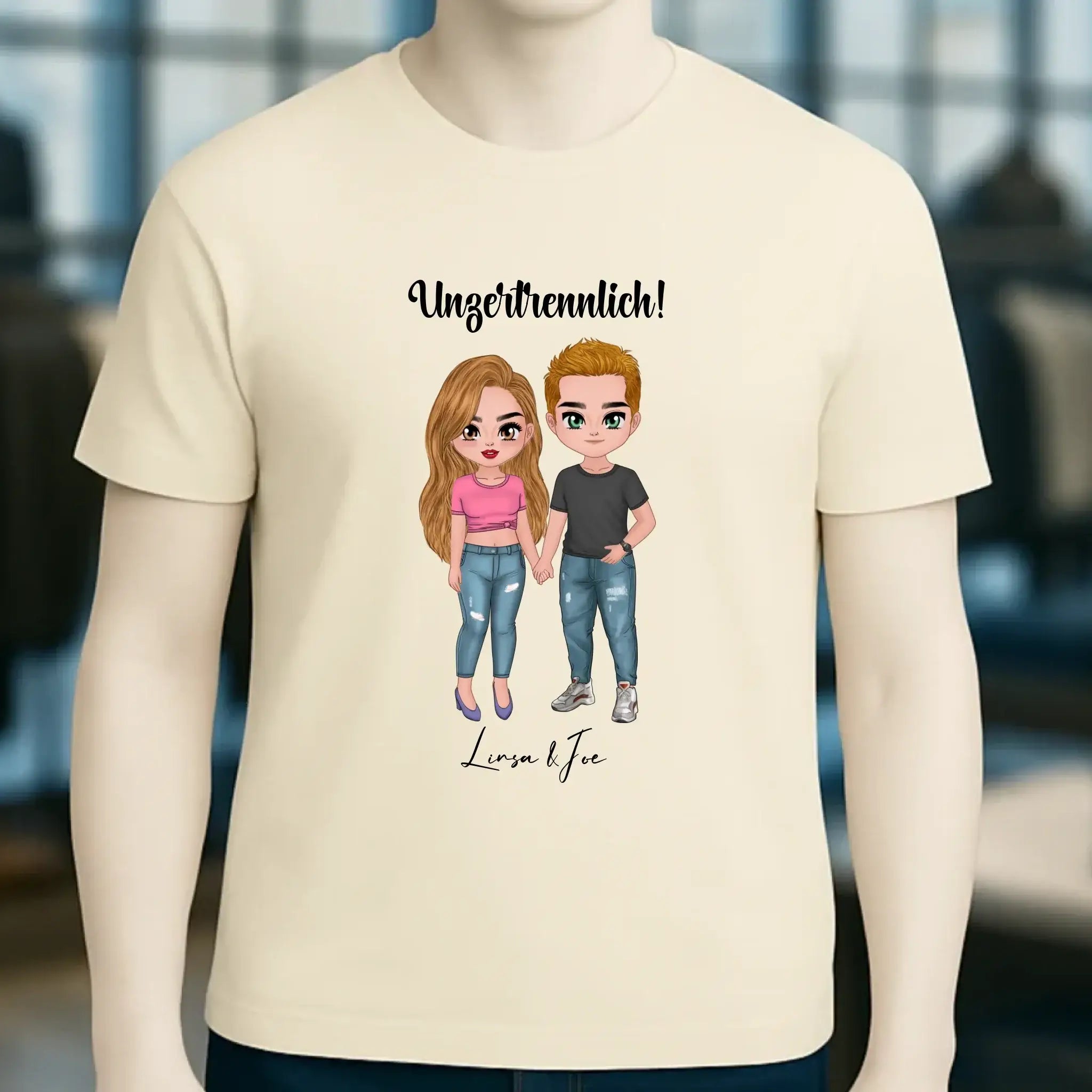 5in1: Cute People Design - Unisex Premium T-Shirt XS-5XL aus Bio-Baumwolle für Damen & Herren