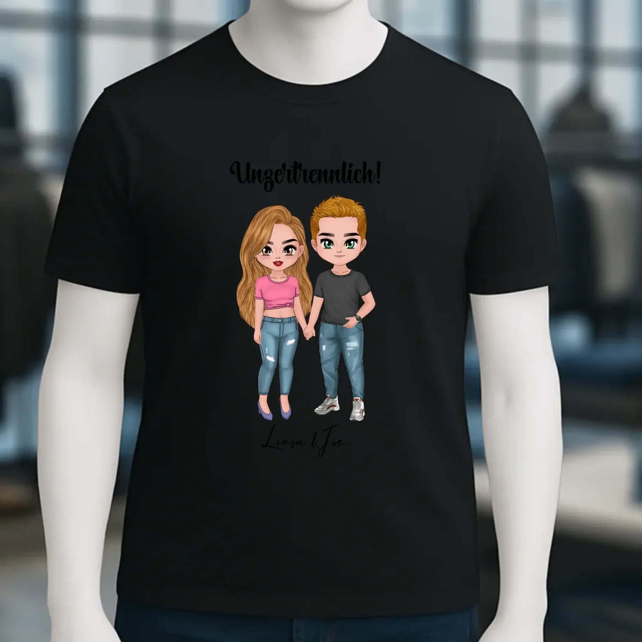 5in1: Cute People Design - Unisex Premium T-Shirt XS-5XL aus Bio-Baumwolle für Damen & Herren