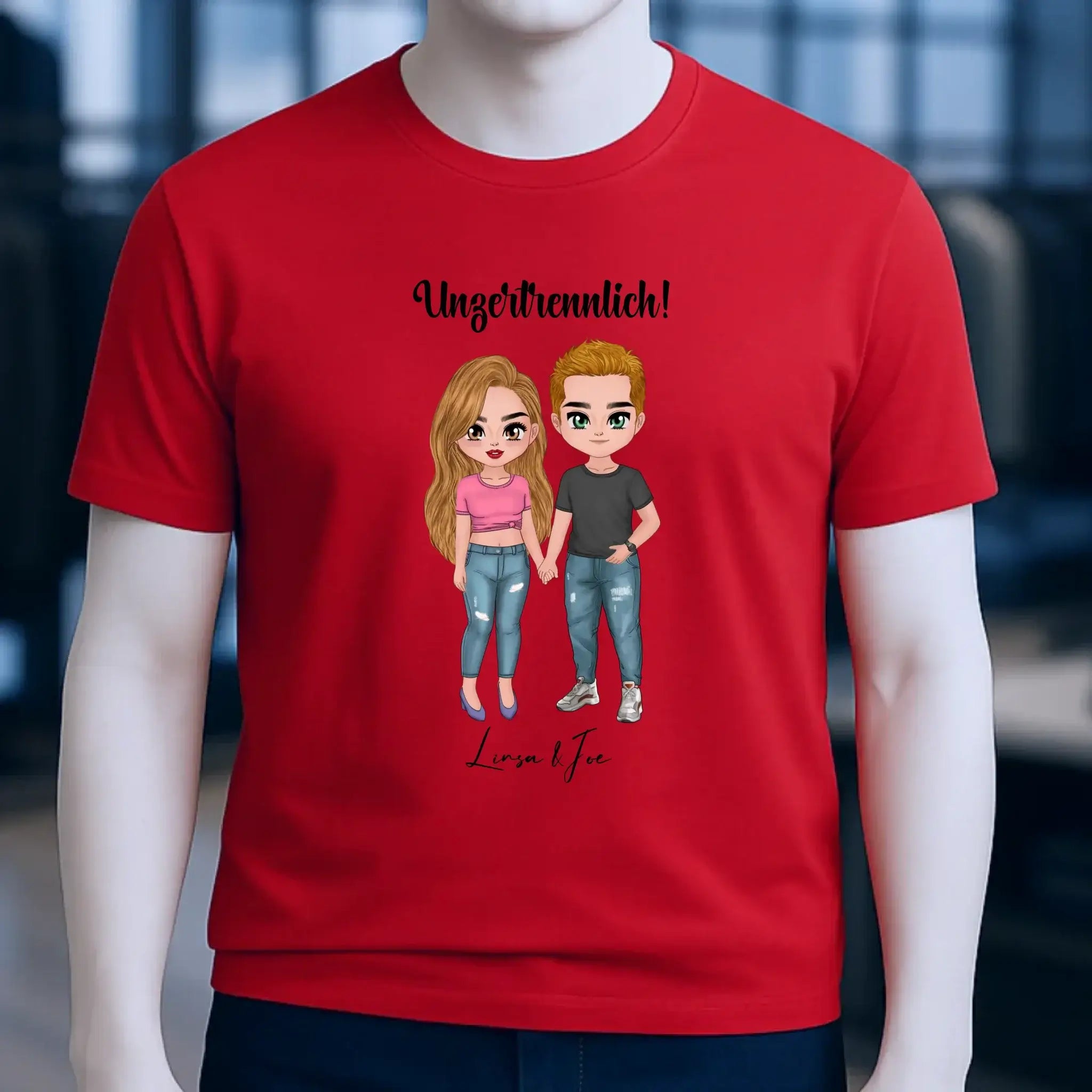 5in1: Cute People Design - Unisex Premium T-Shirt XS-5XL aus Bio-Baumwolle für Damen & Herren