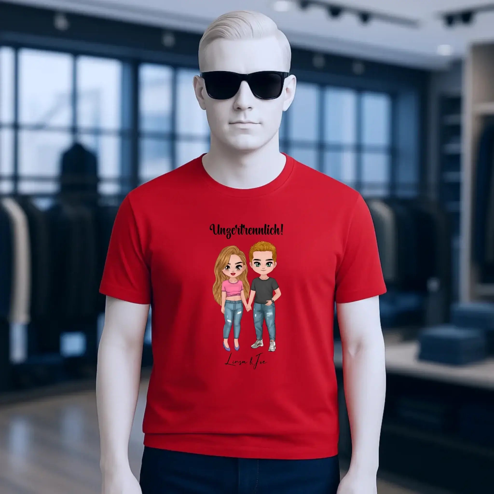5in1: Cute People Design - Unisex Premium T-Shirt XS-5XL aus Bio-Baumwolle für Damen & Herren