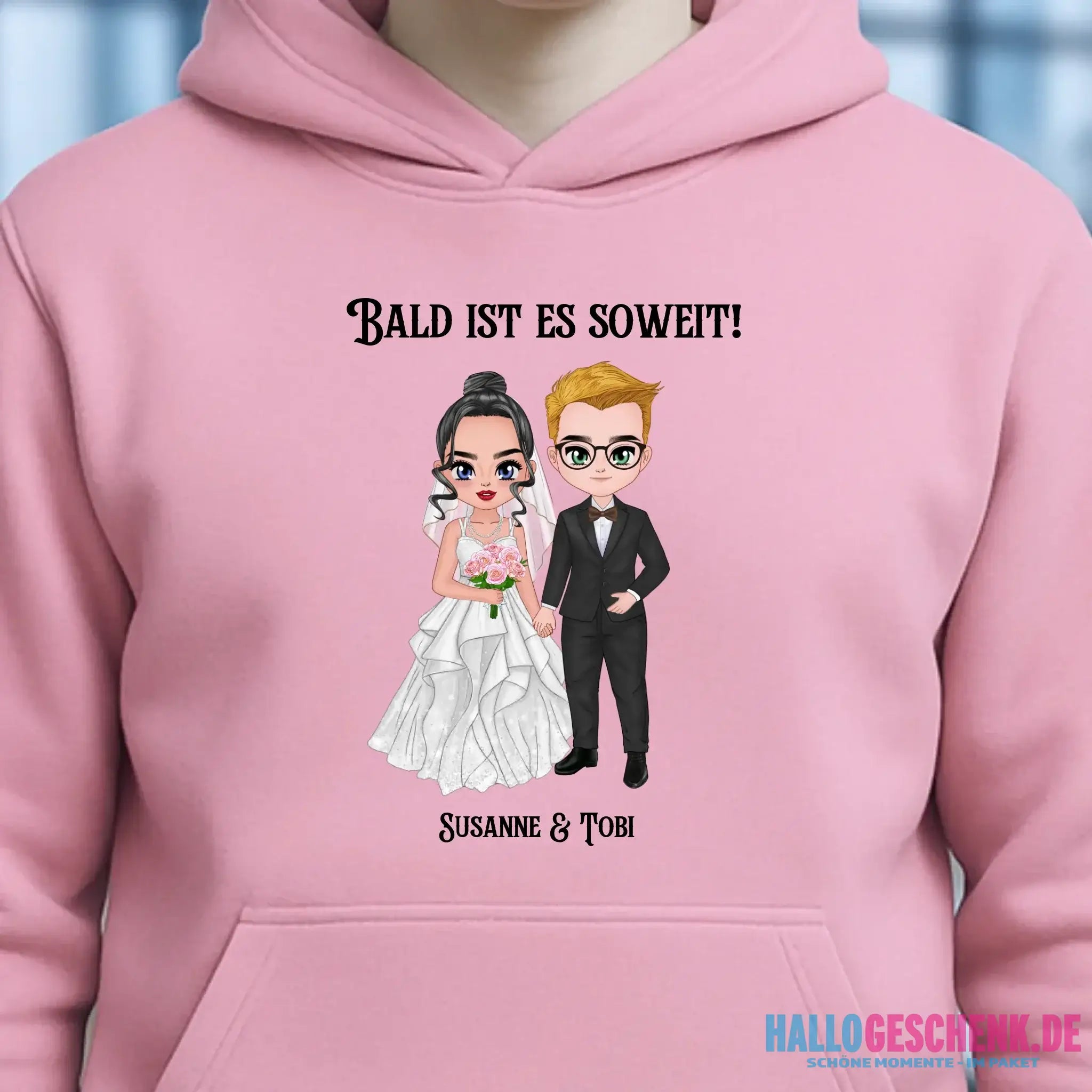 5in1: Hochzeitspaar - Unisex Premium Hoodie XS-5XL aus Bio-Baumwolle für Damen & Herren