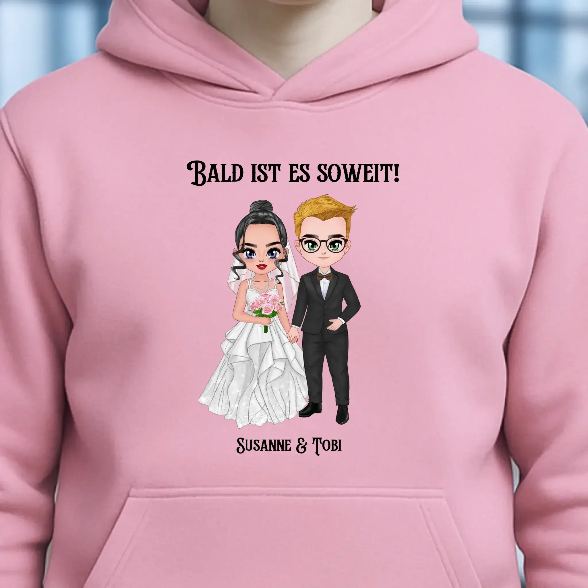 5in1: Hochzeitspaar - Unisex Premium Hoodie XS-5XL aus Bio-Baumwolle für Damen & Herren