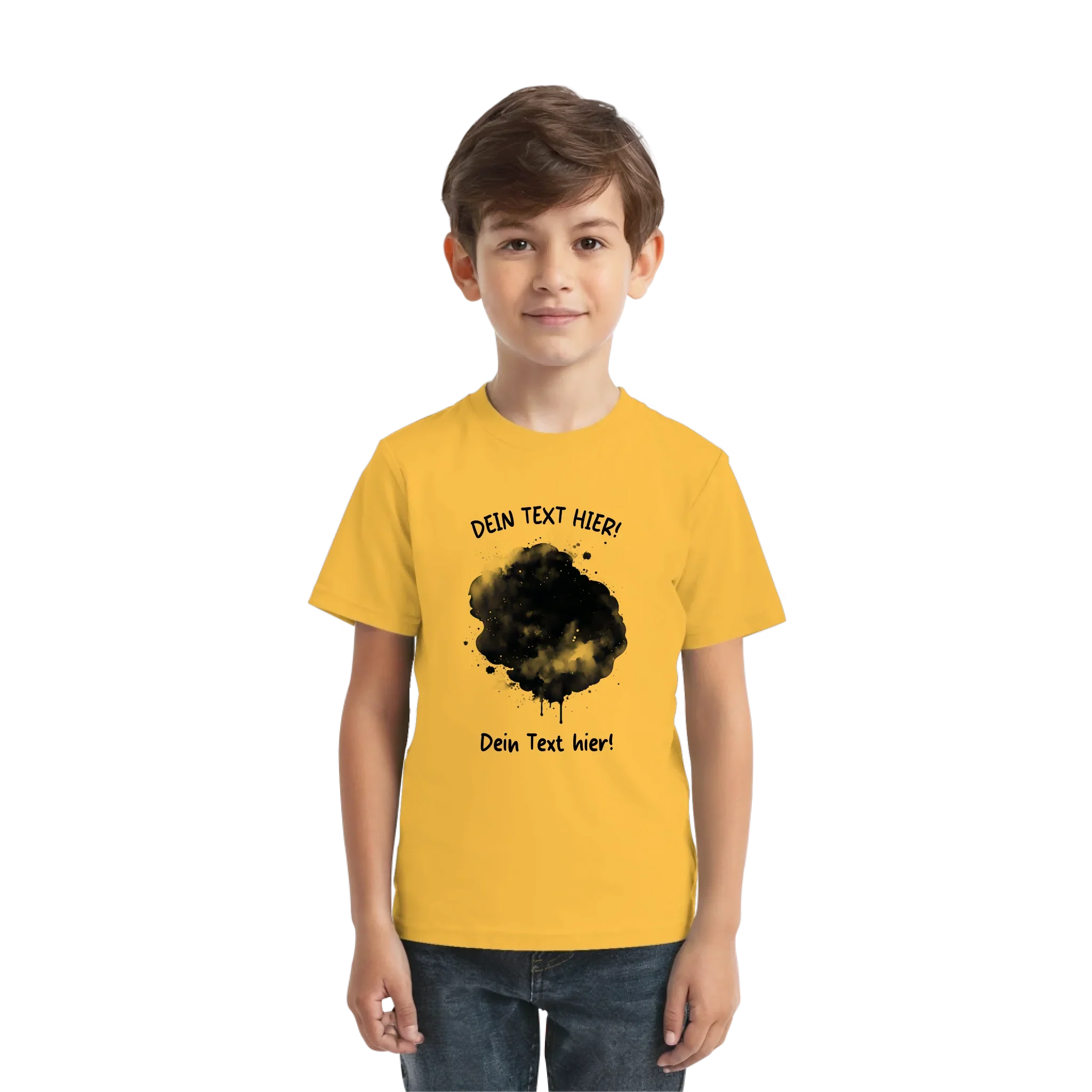 KI-Cartoon-Effekt Splash • mehrere Artikel • ’Statement-Collection’ • Wunschtext • Mein Fotomotiv - personalisierbare