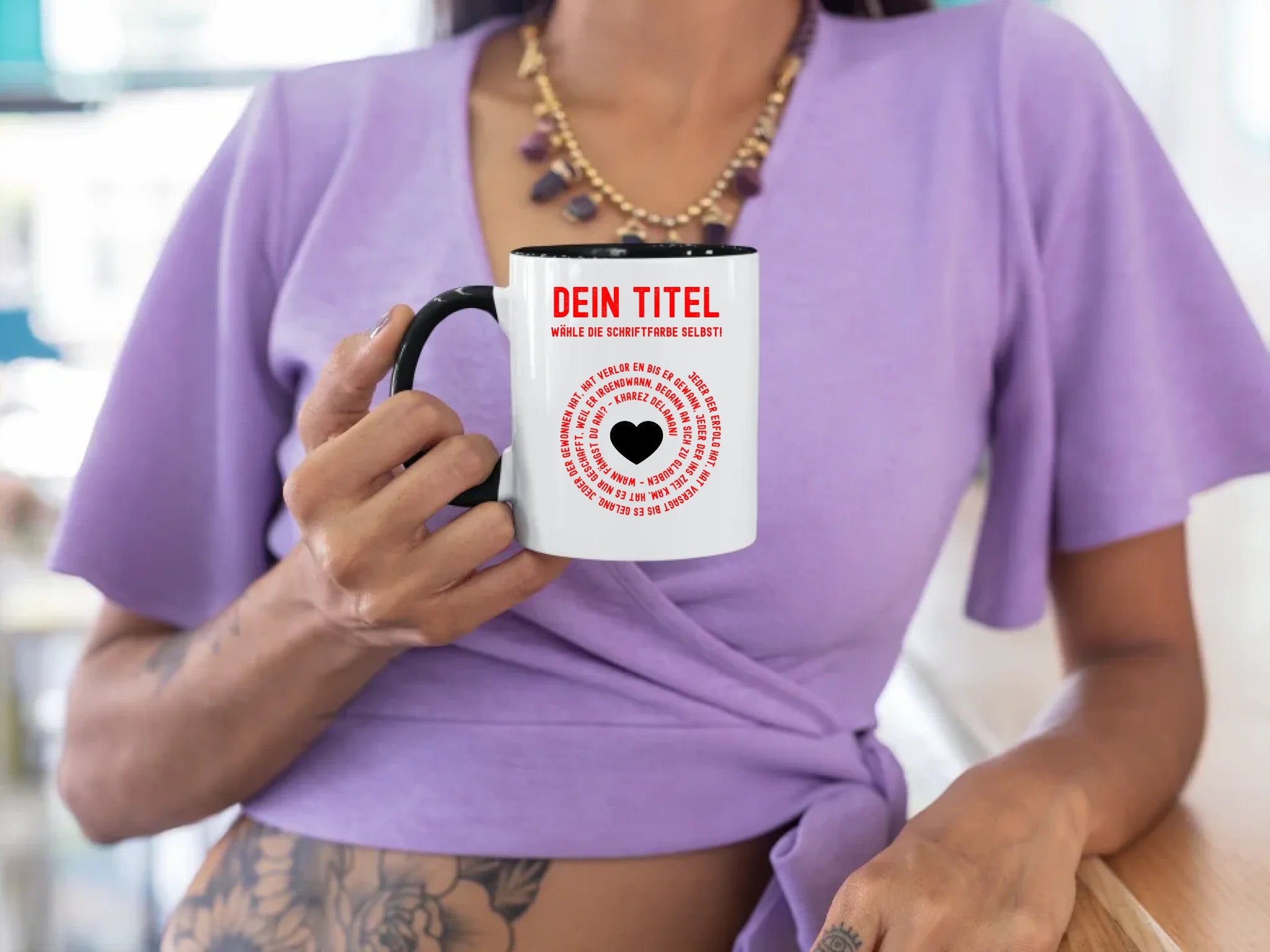 8in1-Kollektion: Dein Text im Kreis • personalisiert • diverse Artikel