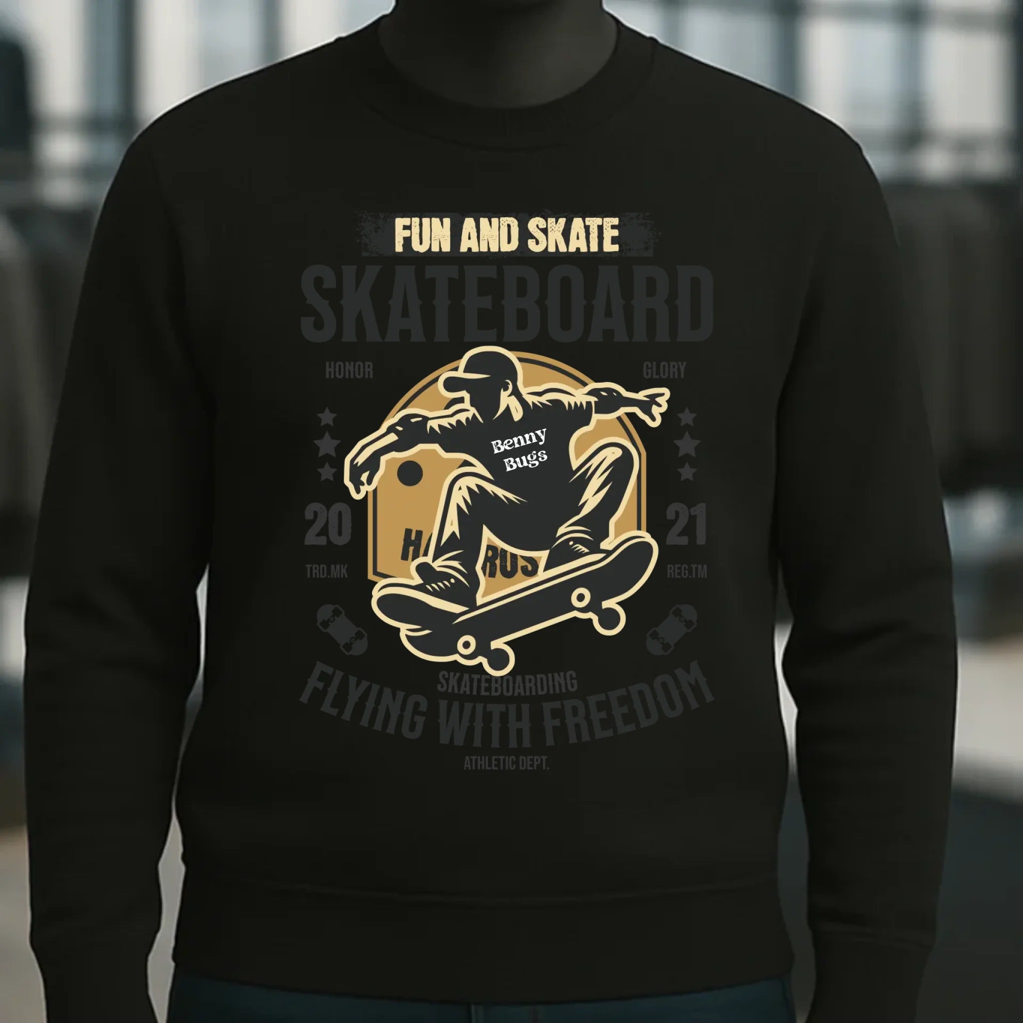 8in1-Kollektion: Skater + Wunschtext • Skateboard • personalisiert • diverse Artikel