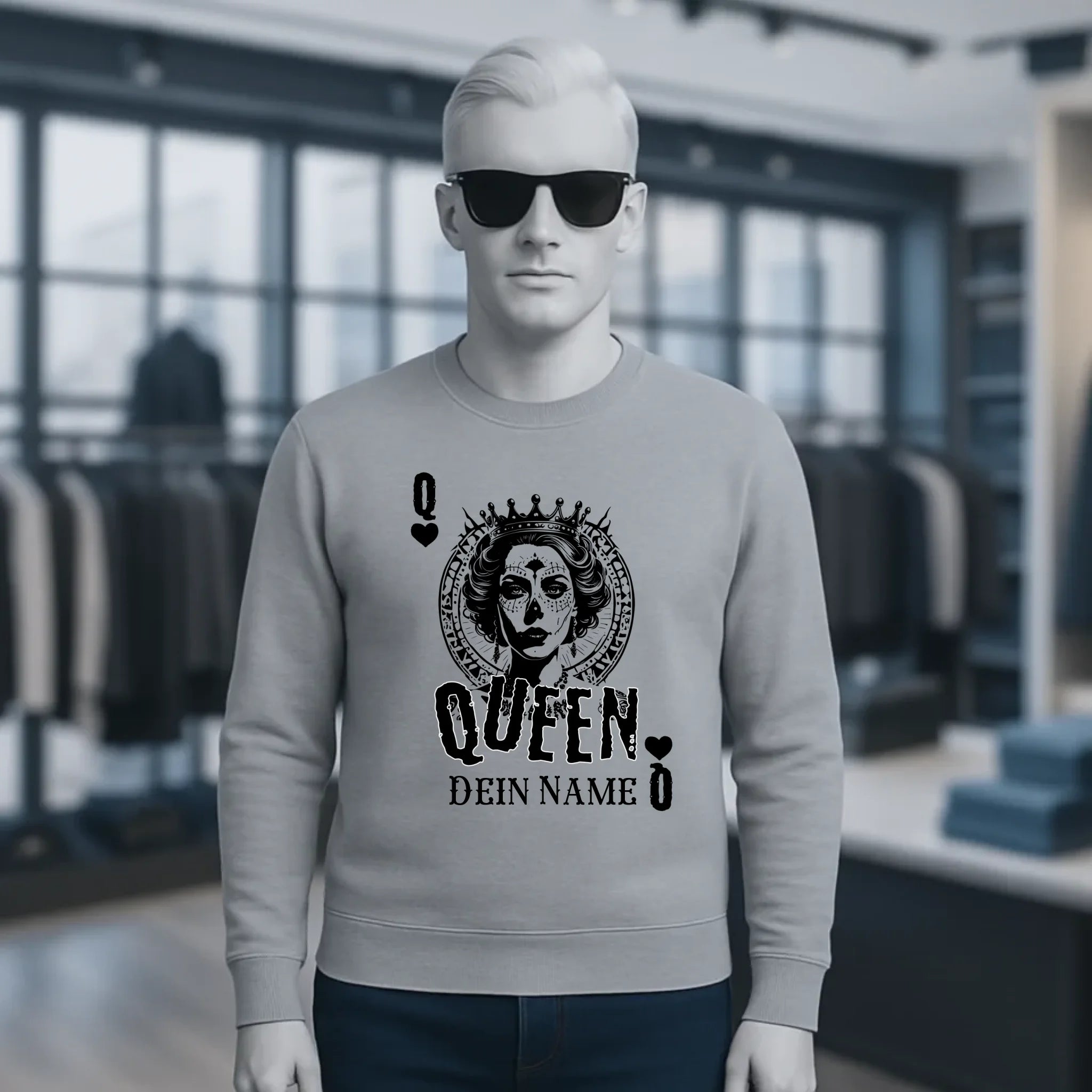 8in1-Kollektion: Poker Queen + Wunschtext • personalisiert • diverse Artikel