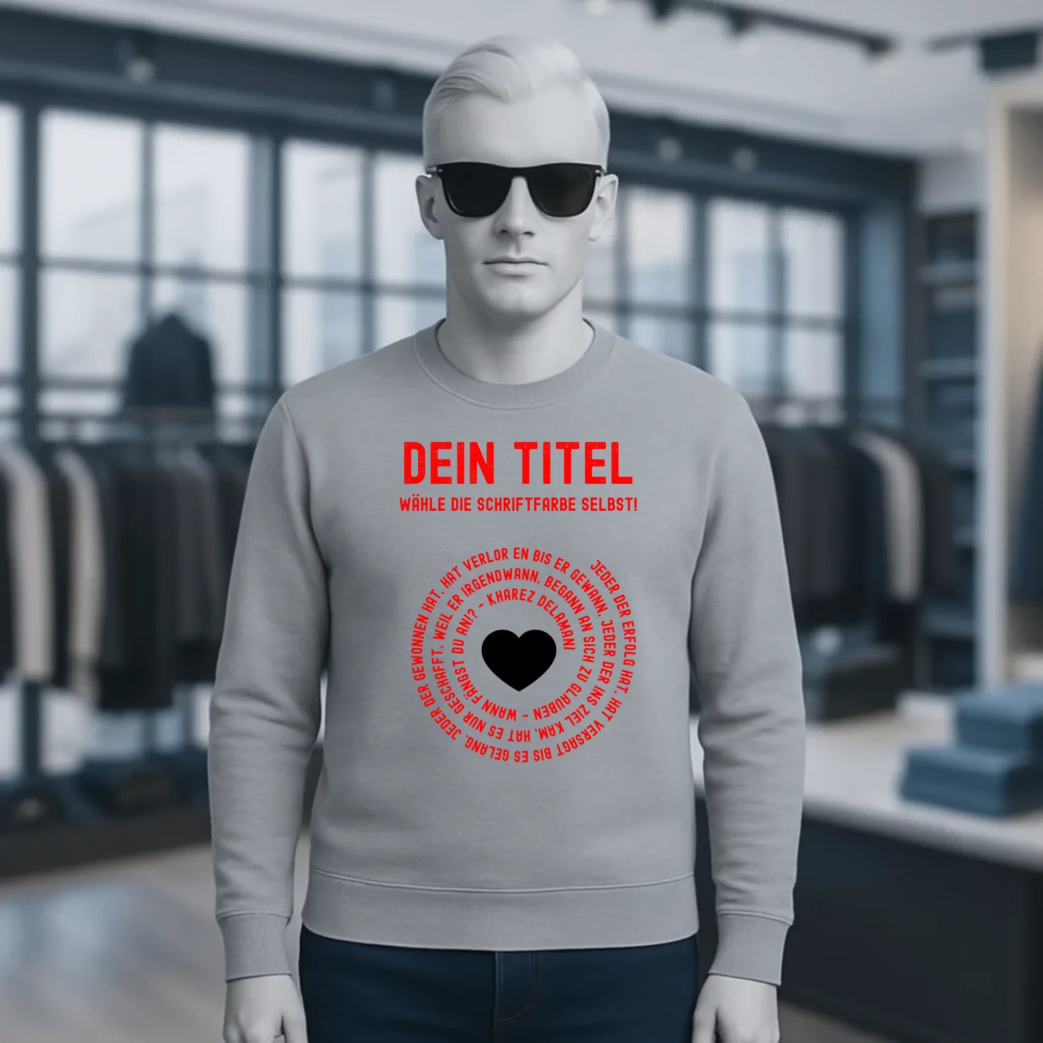 8in1-Kollektion: Dein Text im Kreis • personalisiert • diverse Artikel