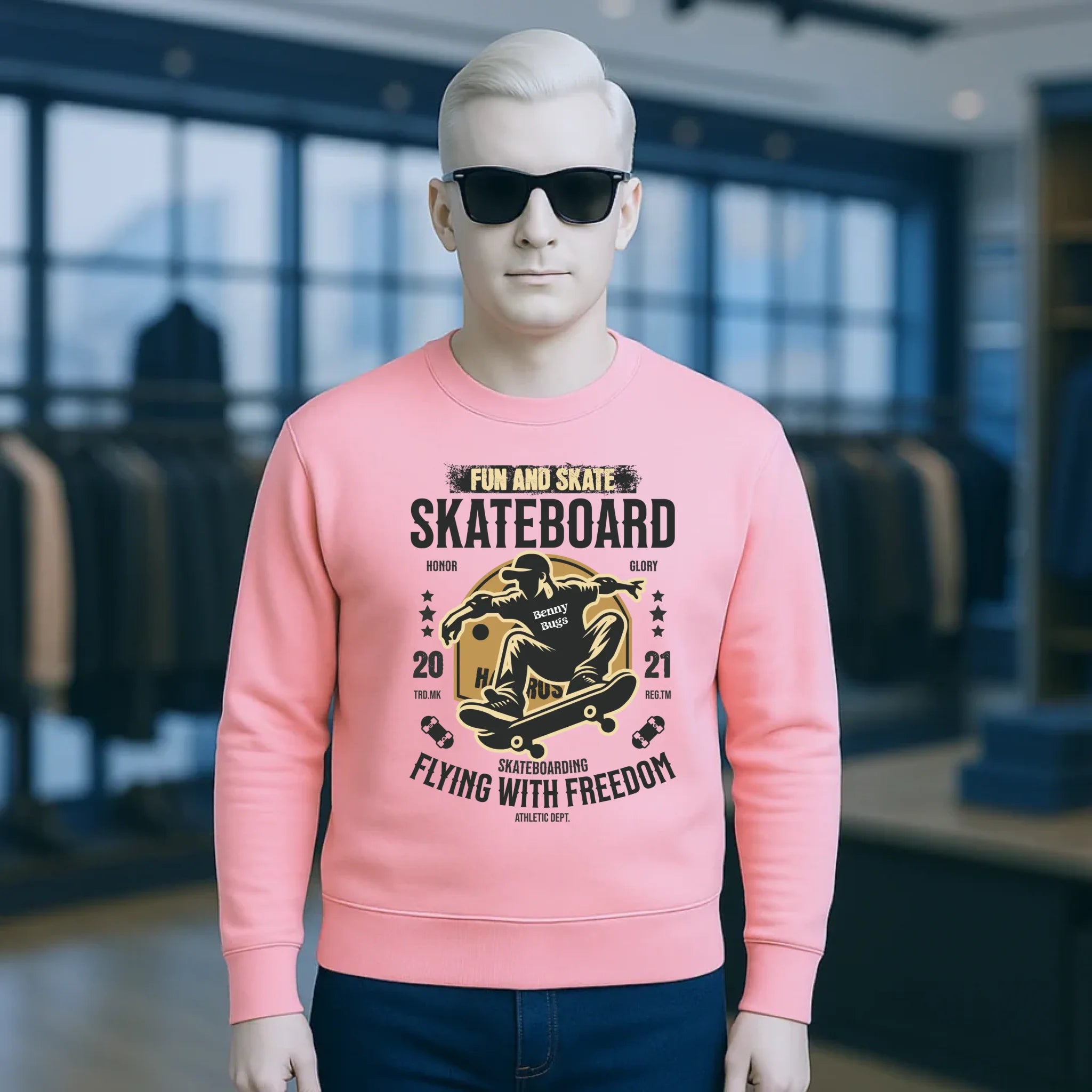 8in1-Kollektion: Skater + Wunschtext • Skateboard • personalisiert • diverse Artikel