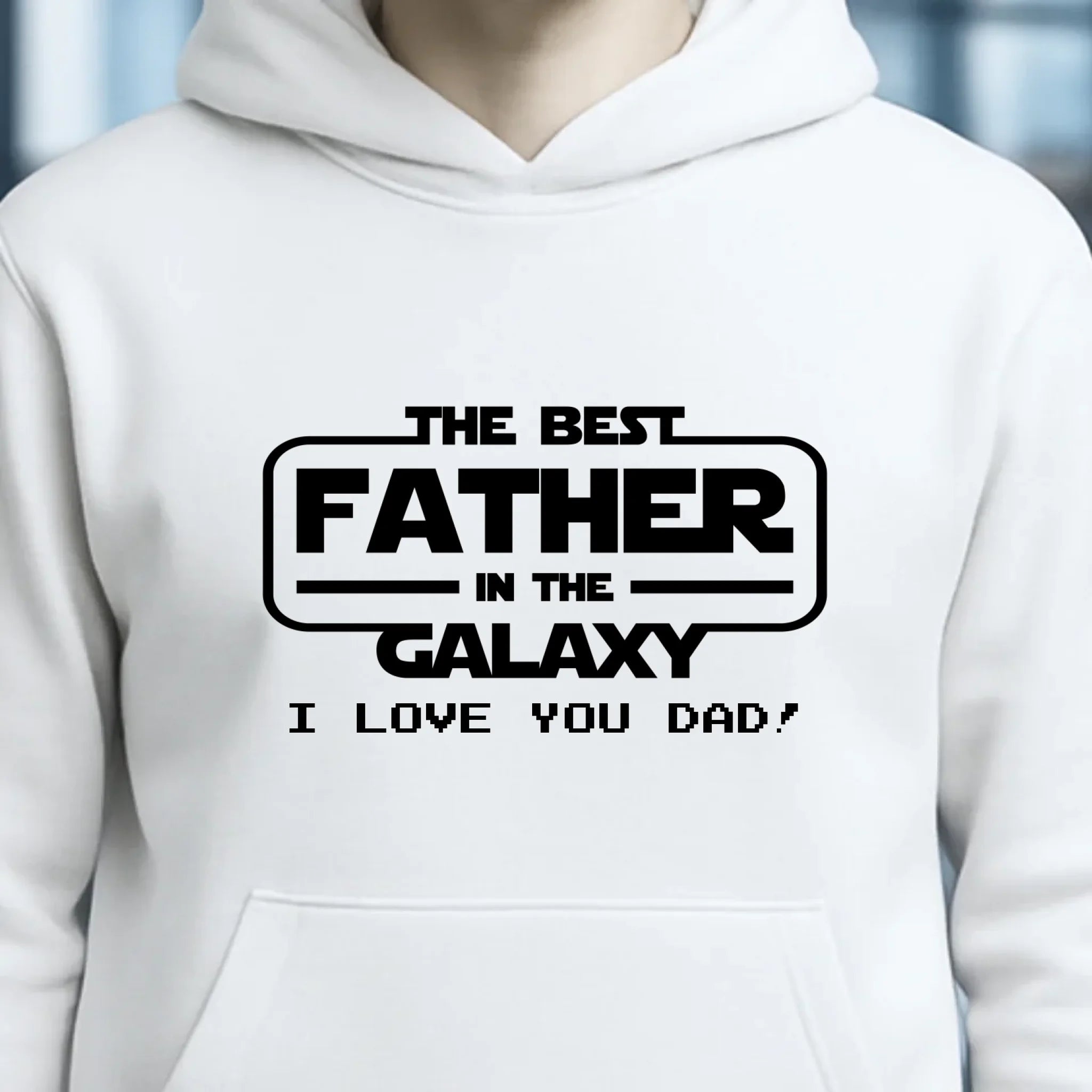 Best Father in the Galaxy • Unisex Premium Hoodie XS-5XL aus Bio-Baumwolle für Damen & Herren • Exklusivdesign • personalisiert