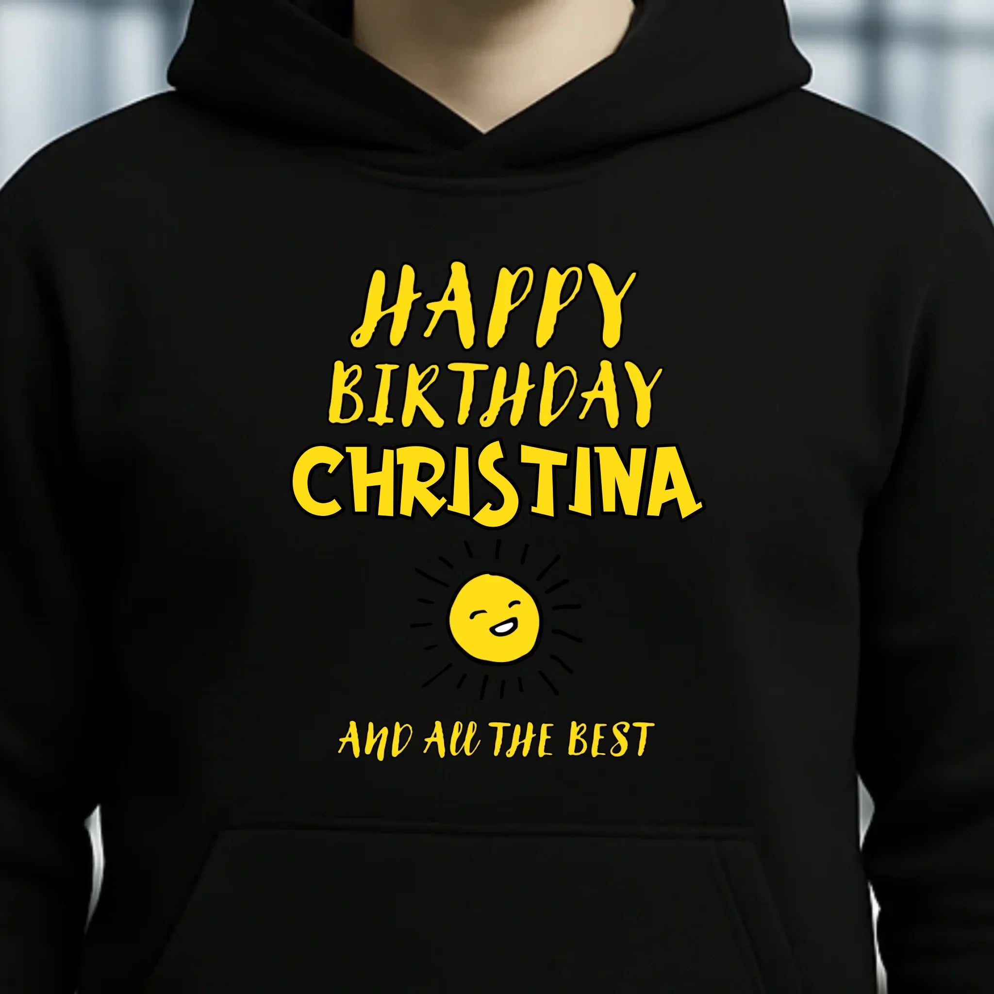Zum Geburtstag mit deinem Wunschnamen • Birthday • Unisex Premium Hoodie XS-5XL aus Bio-Baumwolle für Damen & Herren