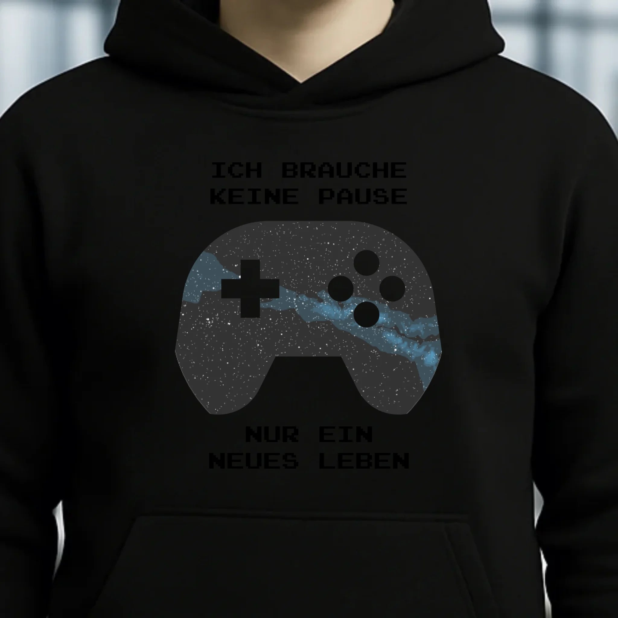 Echte Sternkarte als Controller + Text • Unisex Premium Hoodie XS-5XL aus Bio-Baumwolle für Damen & Herren • Exklusivdesign • personalisiert