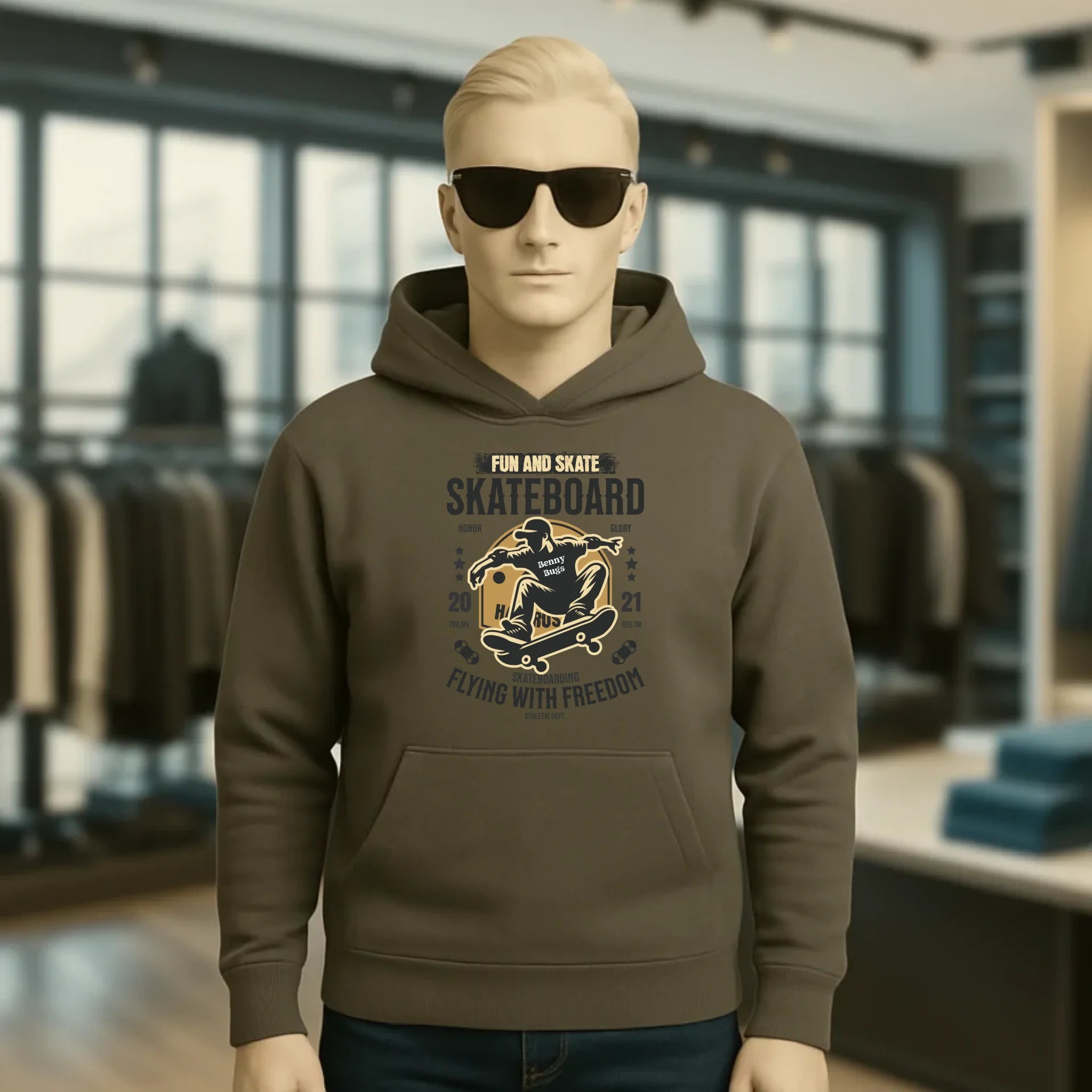 8in1-Kollektion: Skater + Wunschtext • Skateboard • personalisiert • diverse Artikel