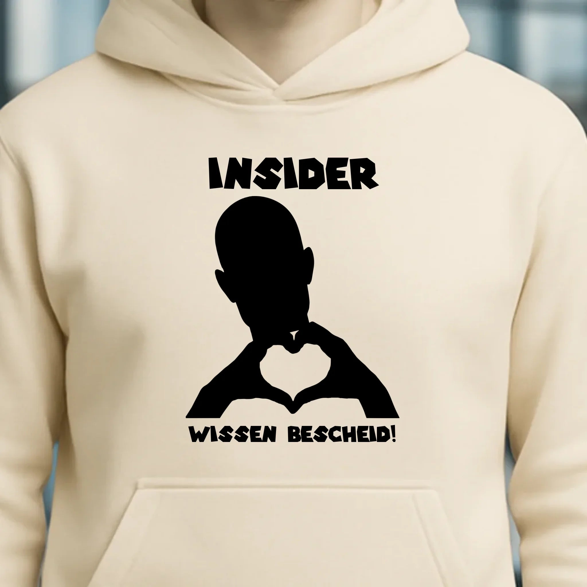 Keine Frage, ich liebe Dich auch! • personalisierter Text • Unisex Premium Hoodie XS-5XL aus Bio-Baumwolle für Damen & Herren • Exklusivdesign • personalisiert