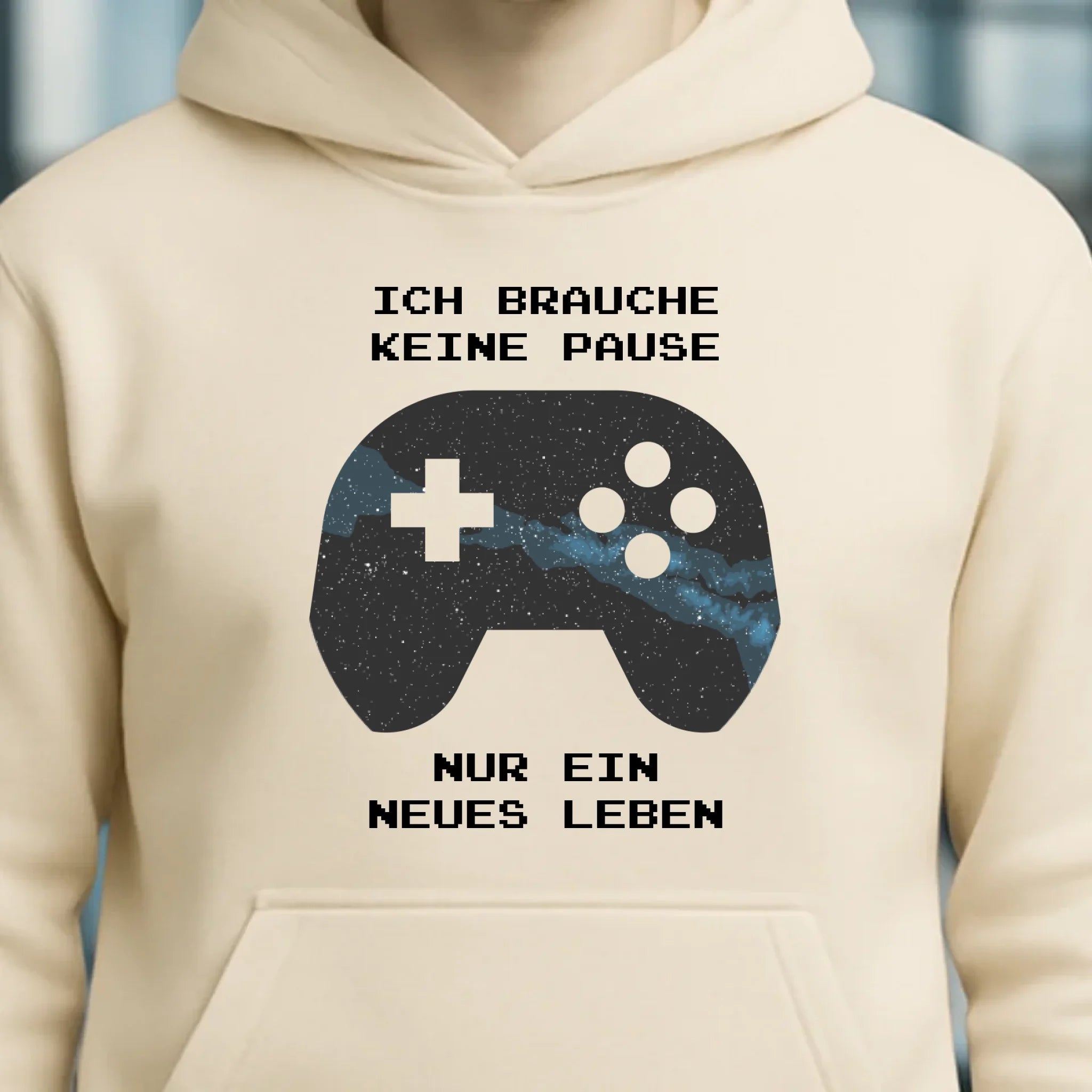 Echte Sternkarte als Controller + Text • Unisex Premium Hoodie XS-5XL aus Bio-Baumwolle für Damen & Herren • Exklusivdesign • personalisiert