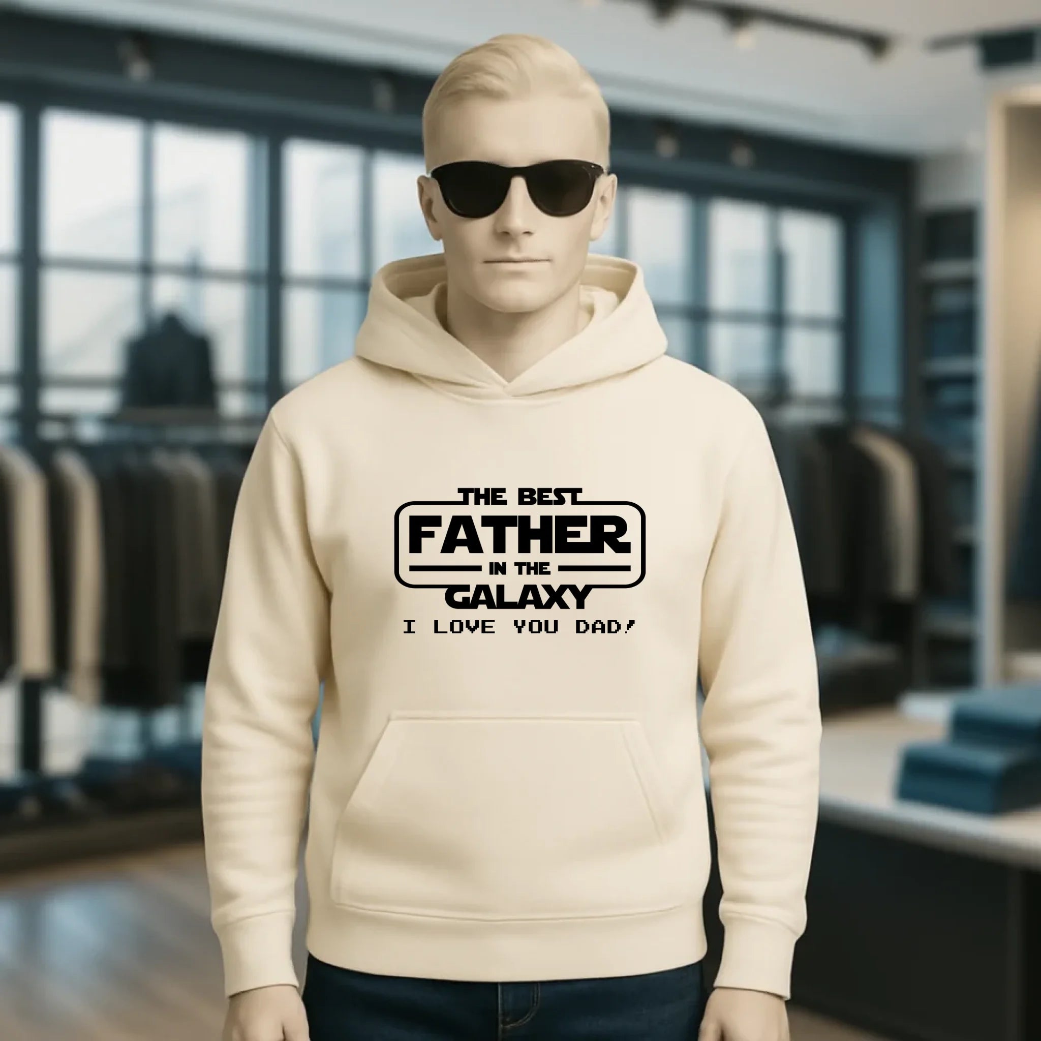 Best Father in the Galaxy • Unisex Premium Hoodie XS-5XL aus Bio-Baumwolle für Damen & Herren • Exklusivdesign • personalisiert