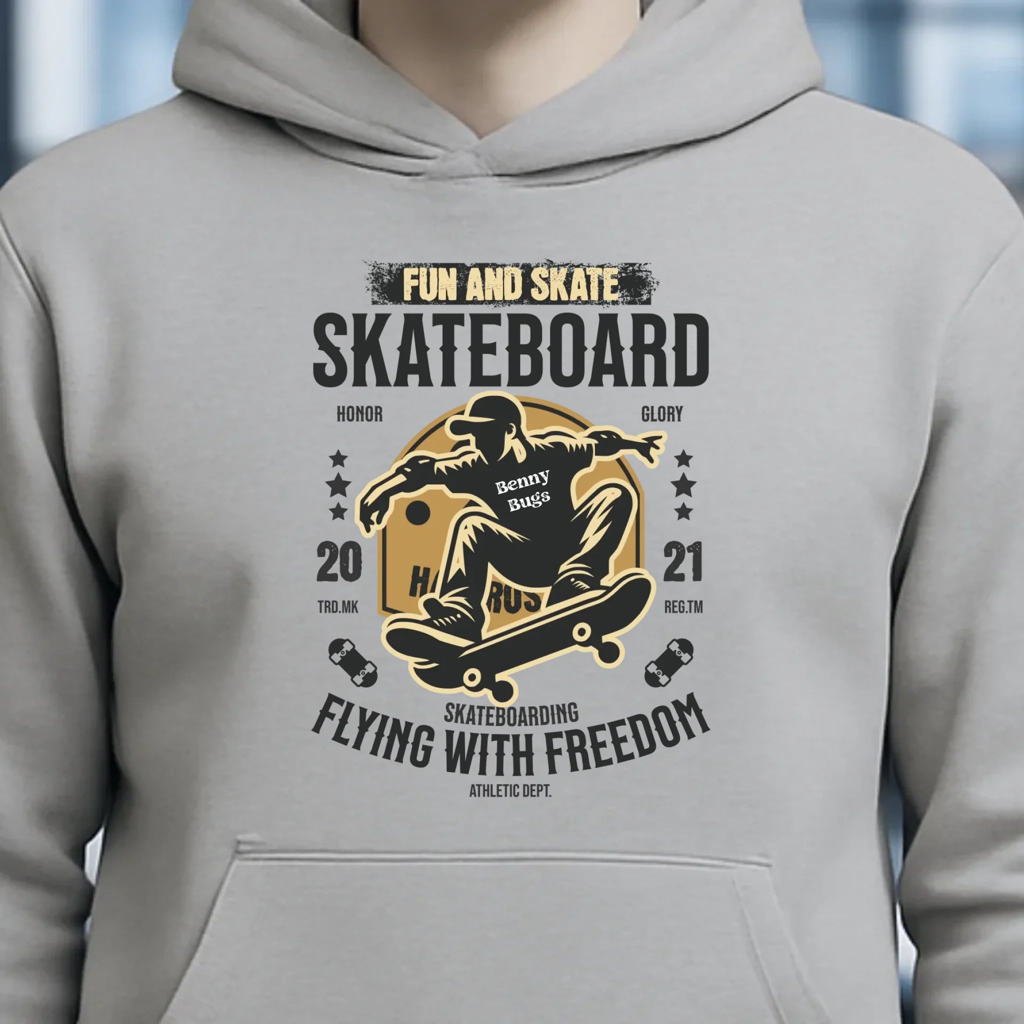 8in1-Kollektion: Skater + Wunschtext • Skateboard • personalisiert • diverse Artikel