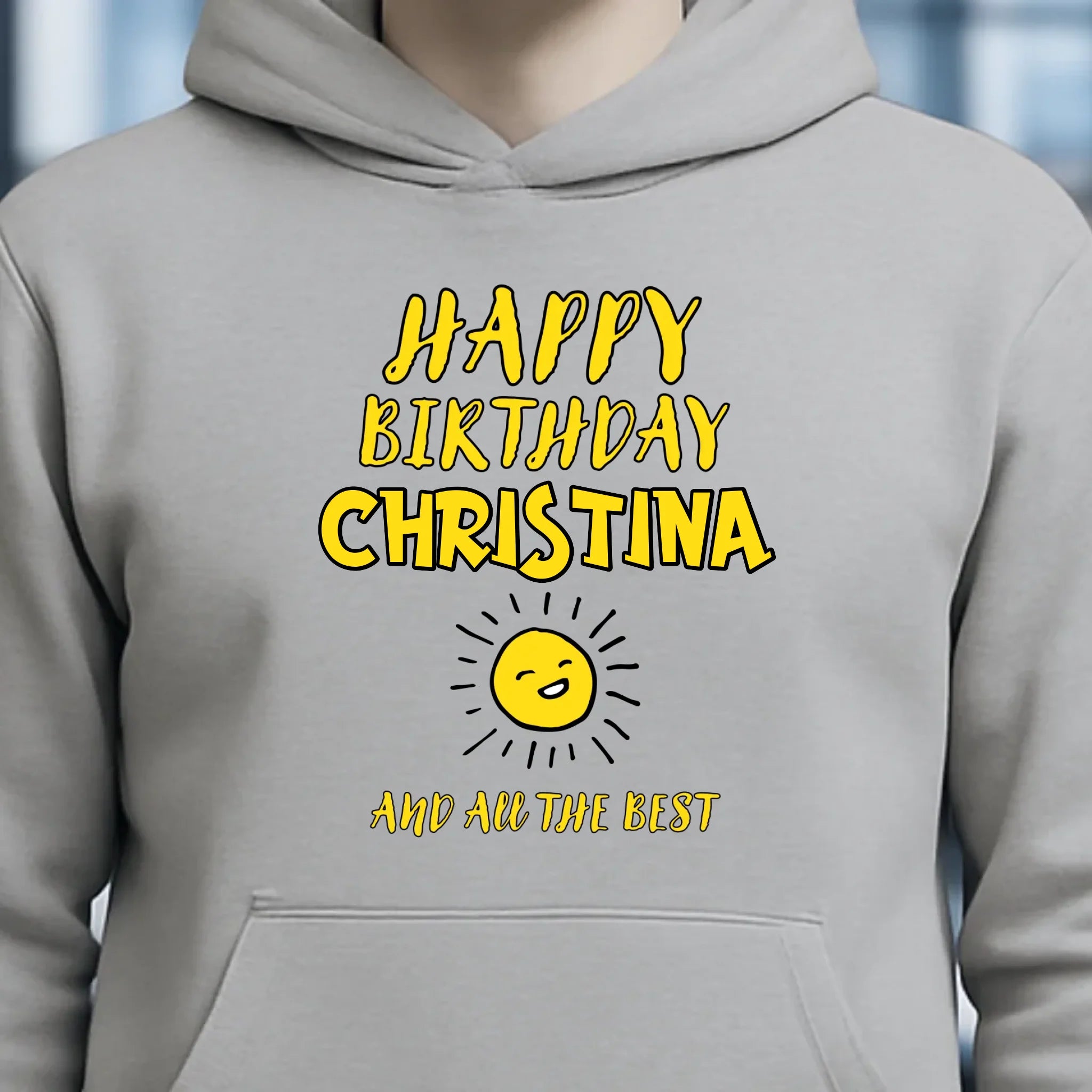Zum Geburtstag mit deinem Wunschnamen • Birthday • Unisex Premium Hoodie XS-5XL aus Bio-Baumwolle für Damen & Herren