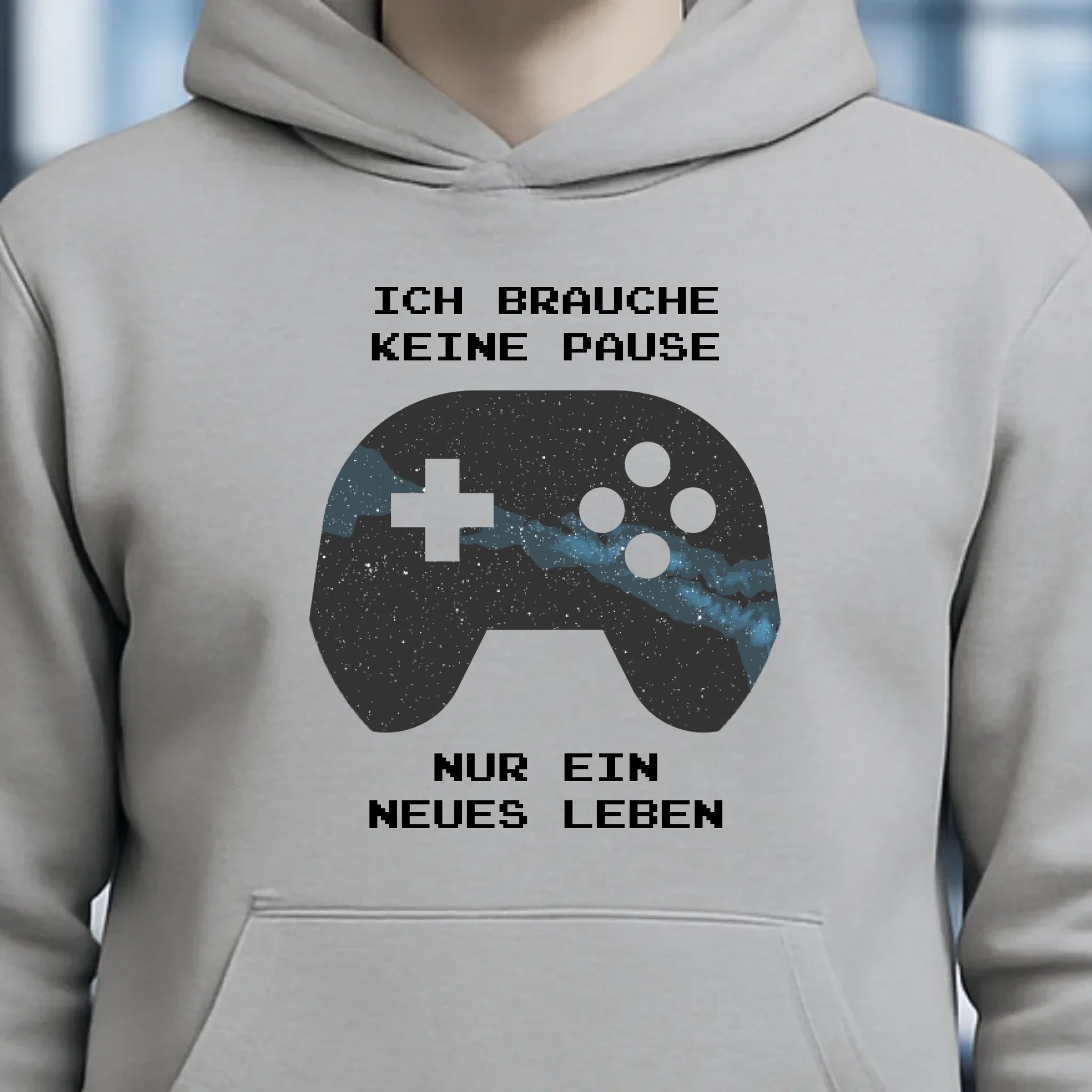 Echte Sternkarte als Controller + Text • Unisex Premium Hoodie XS-5XL aus Bio-Baumwolle für Damen & Herren • Exklusivdesign • personalisiert