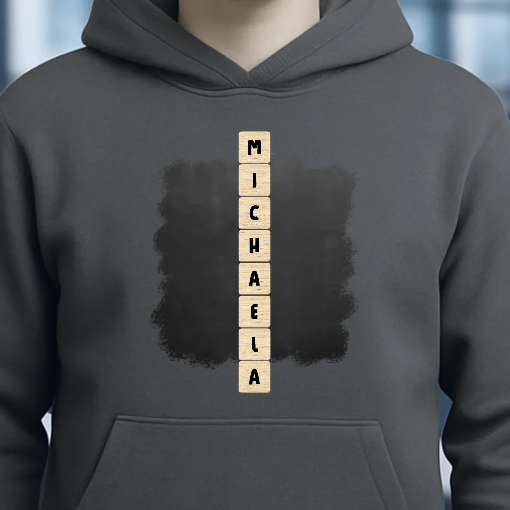8in1-Kollektion: Scrabble vertikal 1 Zeile • personalisiert • diverse Artikel