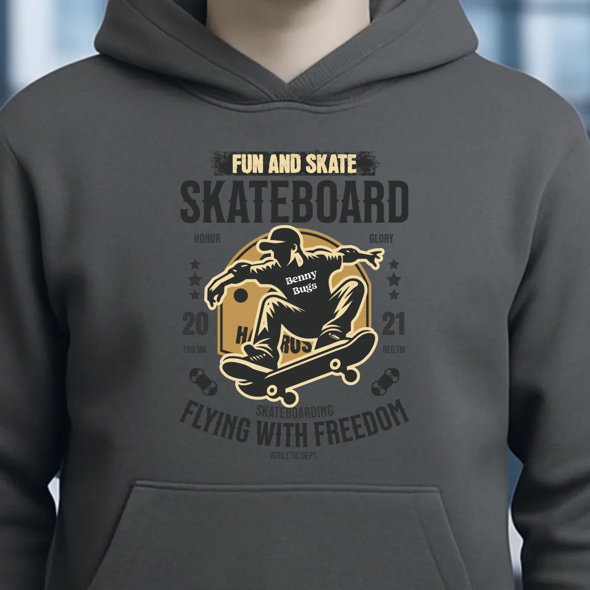 8in1-Kollektion: Skater + Wunschtext • Skateboard • personalisiert • diverse Artikel