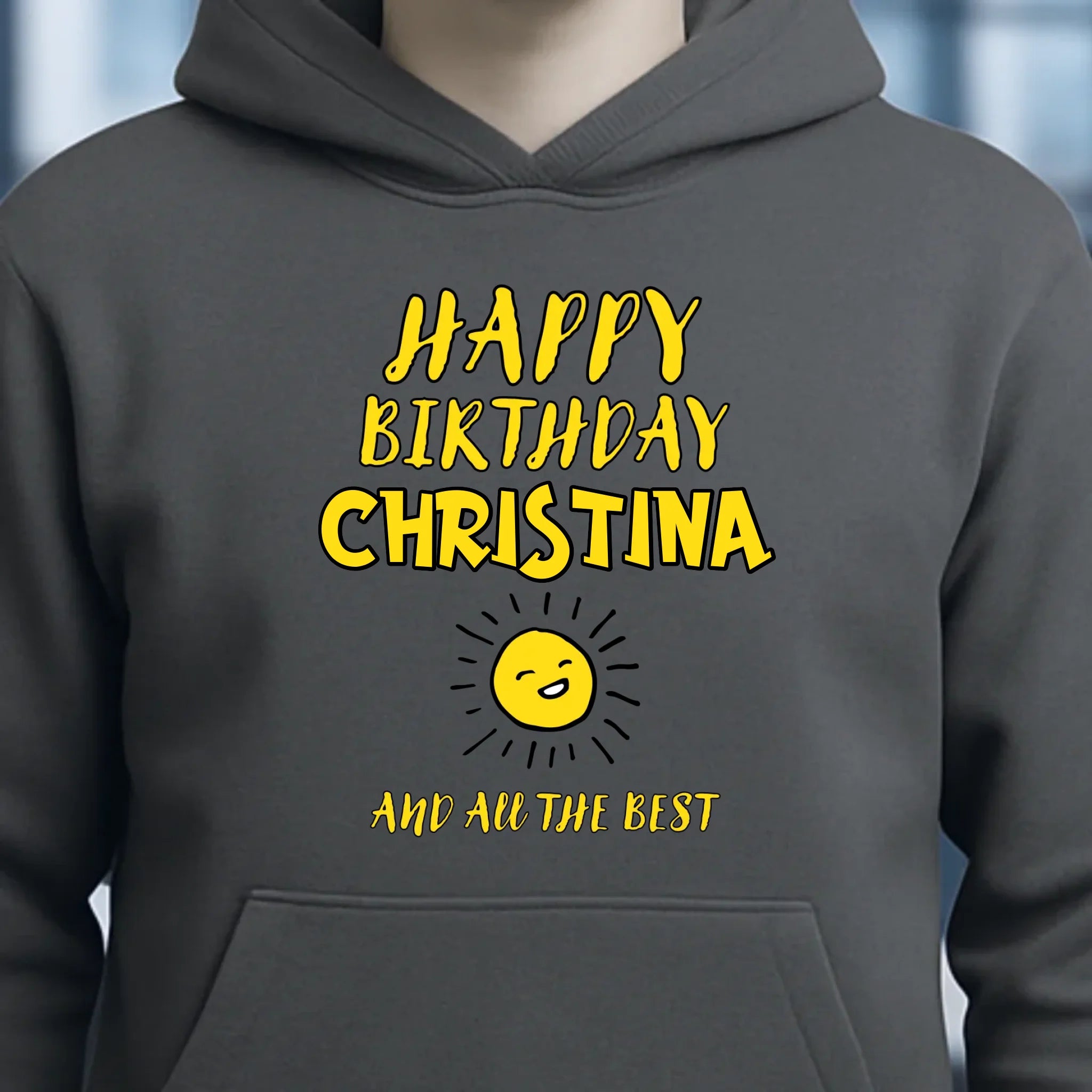 Zum Geburtstag mit deinem Wunschnamen • Birthday • Unisex Premium Hoodie XS-5XL aus Bio-Baumwolle für Damen & Herren
