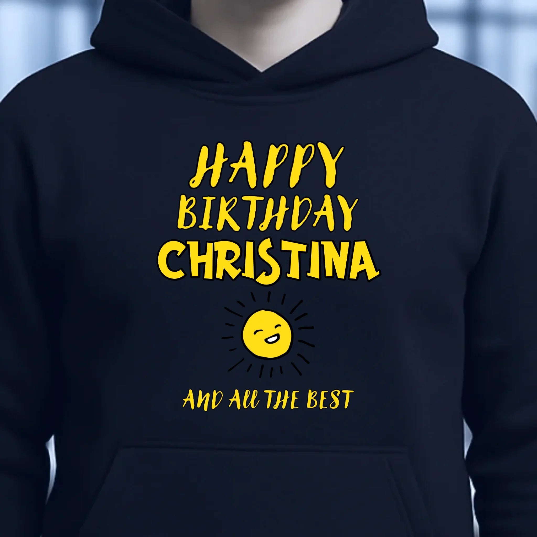 Zum Geburtstag mit deinem Wunschnamen • Birthday • Unisex Premium Hoodie XS-5XL aus Bio-Baumwolle für Damen & Herren