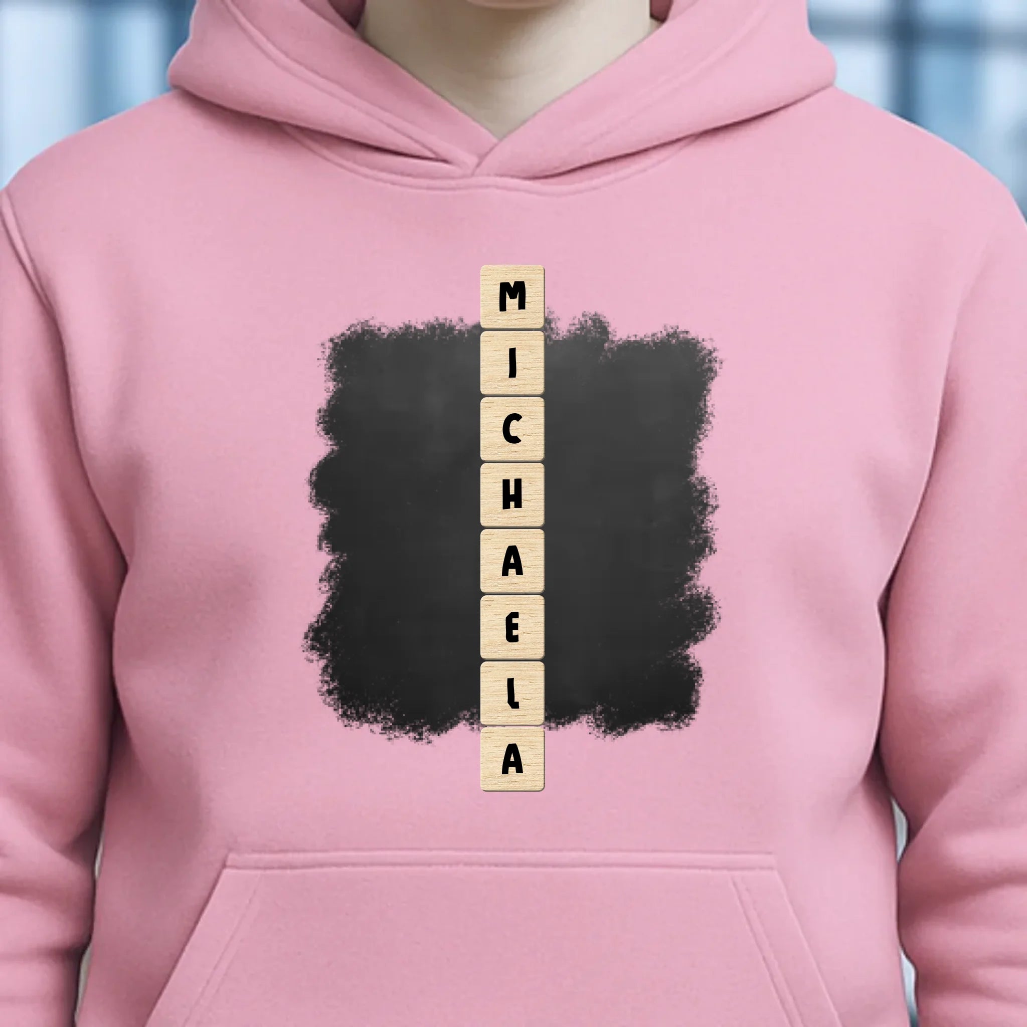 8in1-Kollektion: Scrabble vertikal 1 Zeile • personalisiert • diverse Artikel