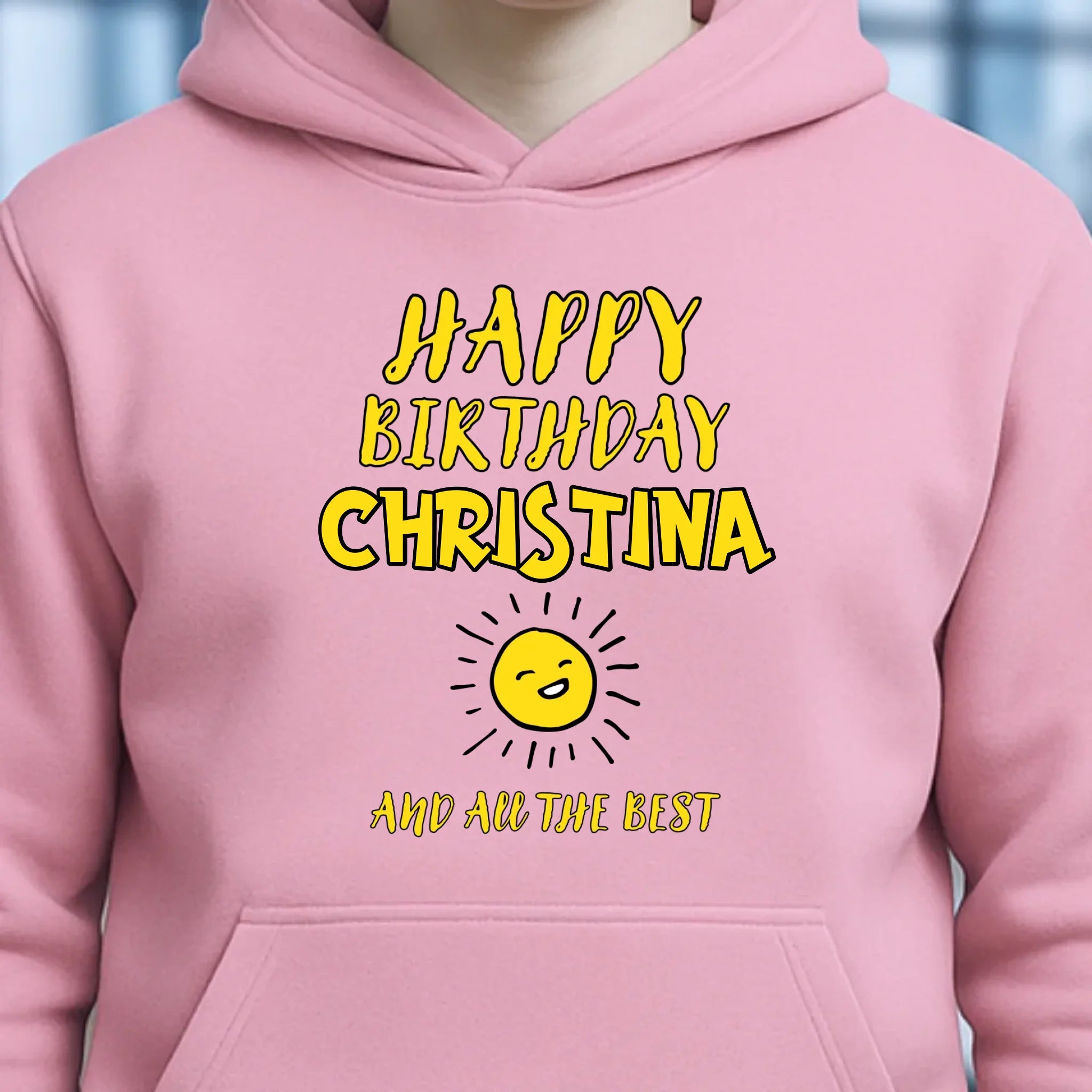 Zum Geburtstag mit deinem Wunschnamen • Birthday • Unisex Premium Hoodie XS-5XL aus Bio-Baumwolle für Damen & Herren