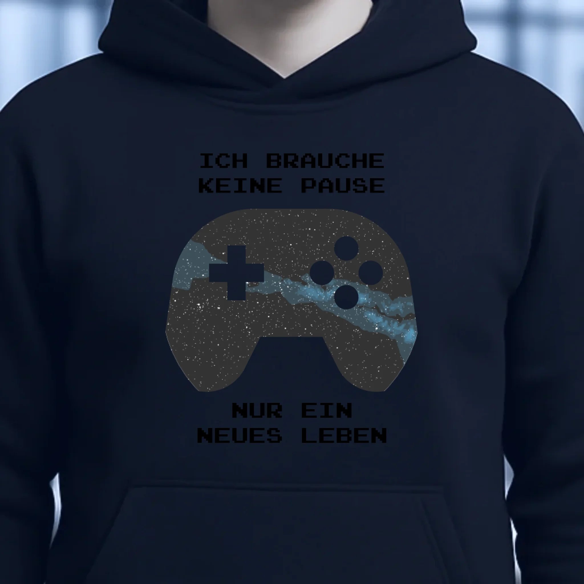 Echte Sternkarte als Controller + Text • Unisex Premium Hoodie XS-5XL aus Bio-Baumwolle für Damen & Herren • Exklusivdesign • personalisiert