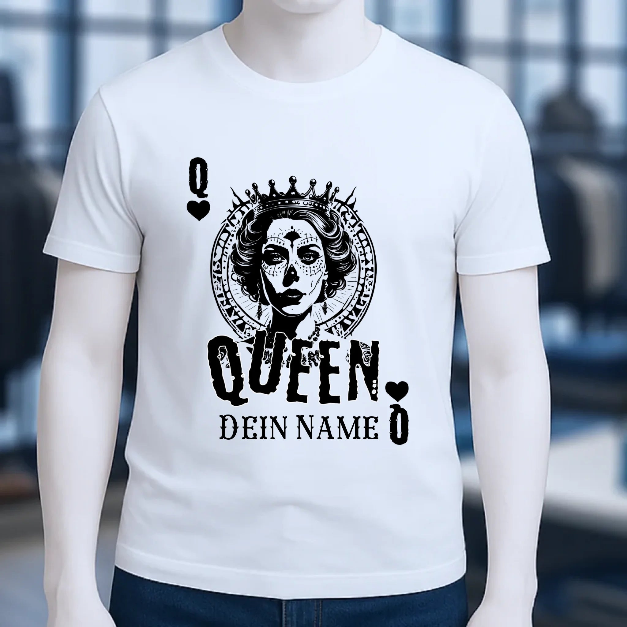 8in1-Kollektion: Poker Queen + Wunschtext • personalisiert • diverse Artikel