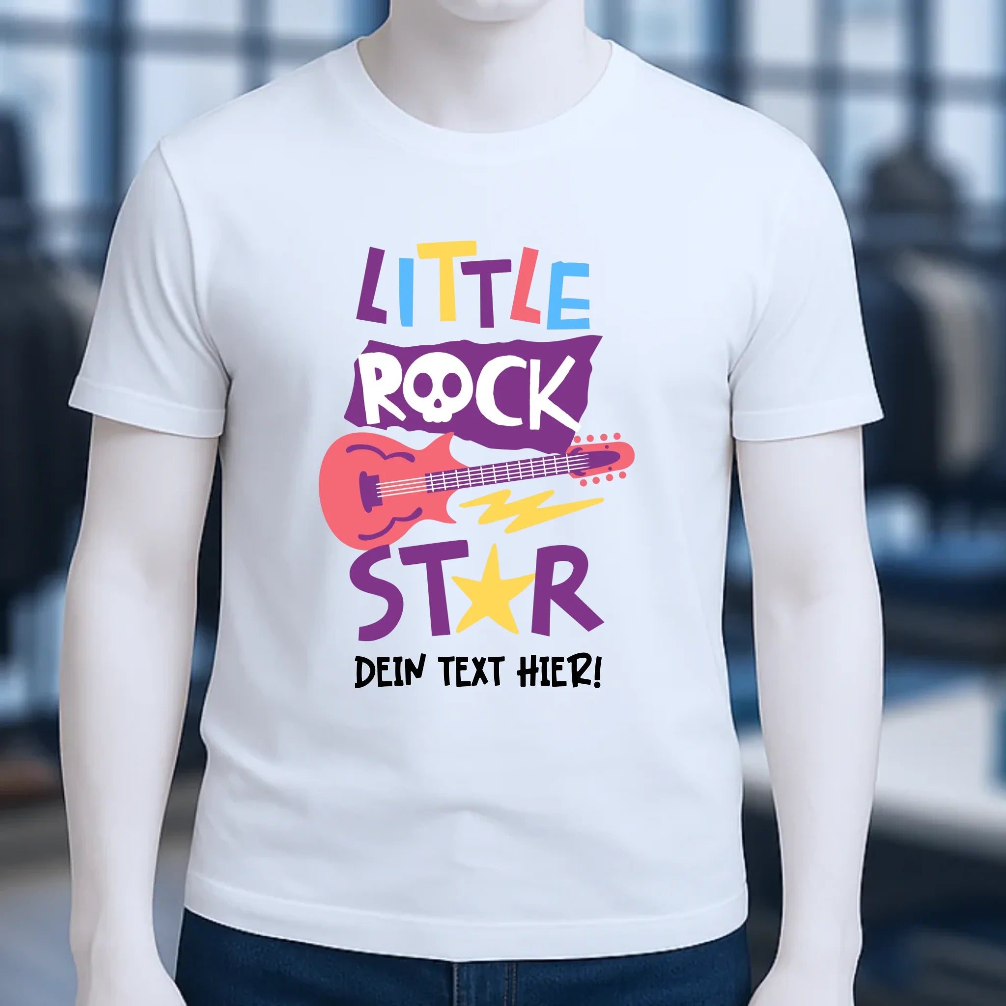 Little Rock Star 2 Motive wählbar • Unisex Premium T-Shirt XS-5XL aus Bio-Baumwolle für Herren & Damen • personalisiert • Motivprodukt