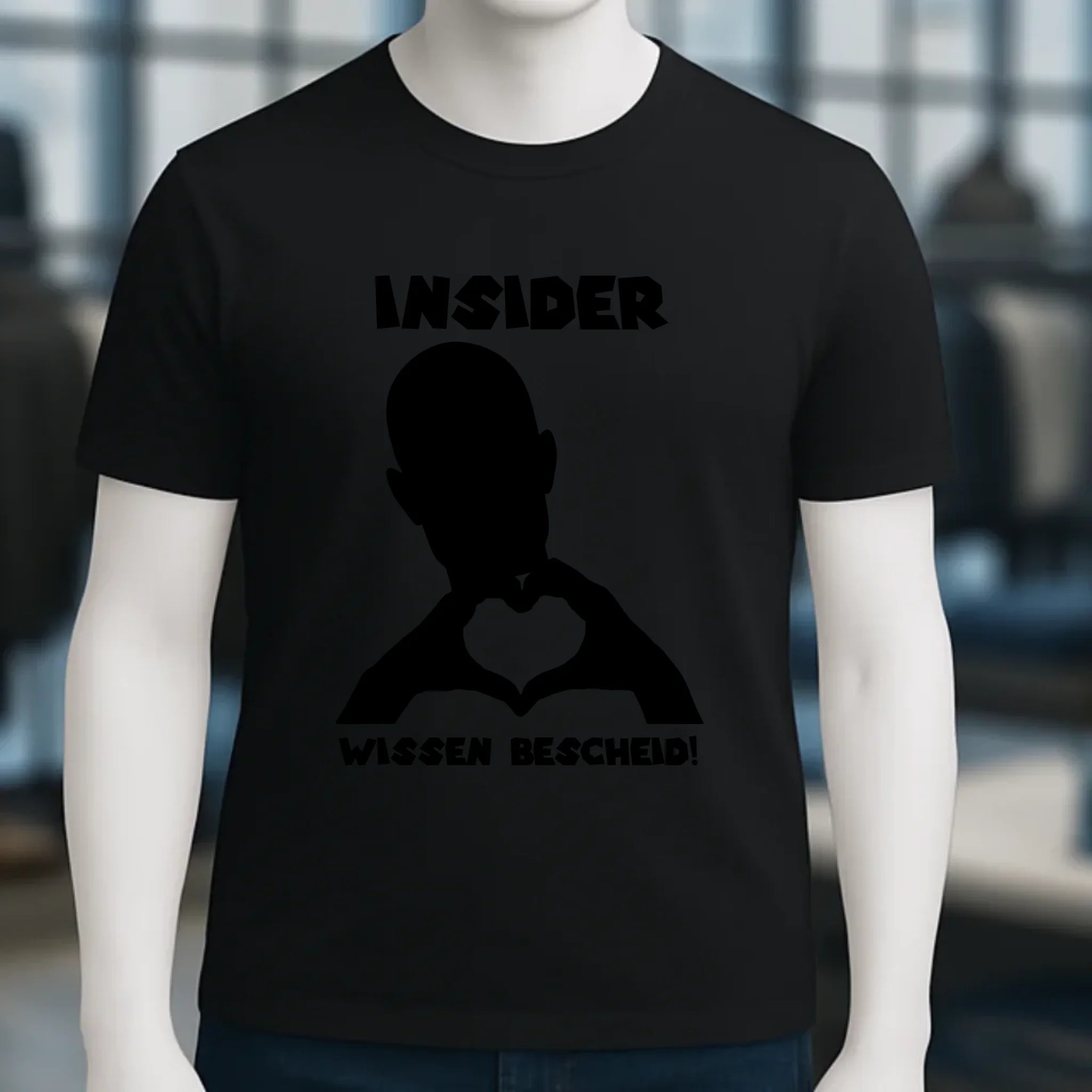 Keine Frage, ich liebe Dich auch! • personalisierbarer / personalisierter Text • Unisex Premium T-Shirt XS-5XL aus Bio-Baumwolle für Damen & Herren • Exklusivdesign • personalisiert
