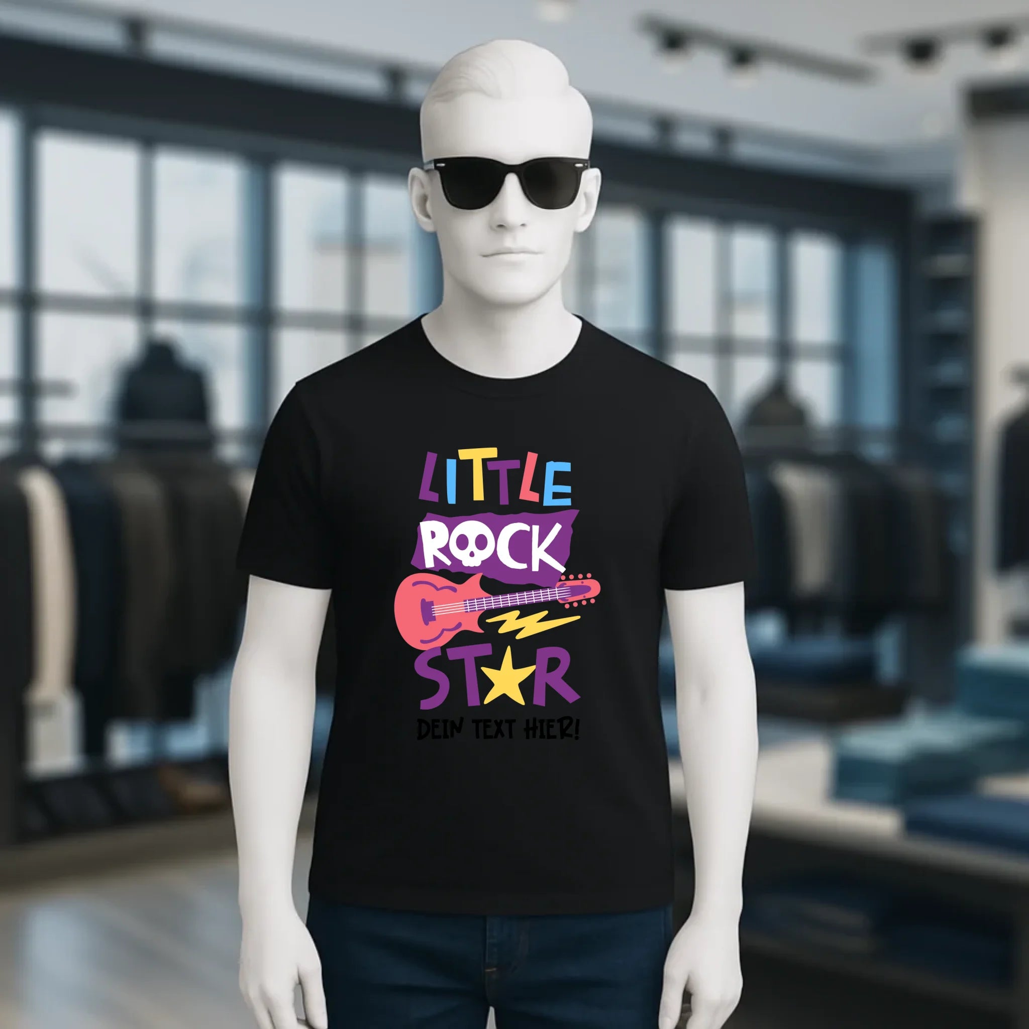 Little Rock Star 2 Motive wählbar • Unisex Premium T-Shirt XS-5XL aus Bio-Baumwolle für Herren & Damen • personalisiert • Motivprodukt